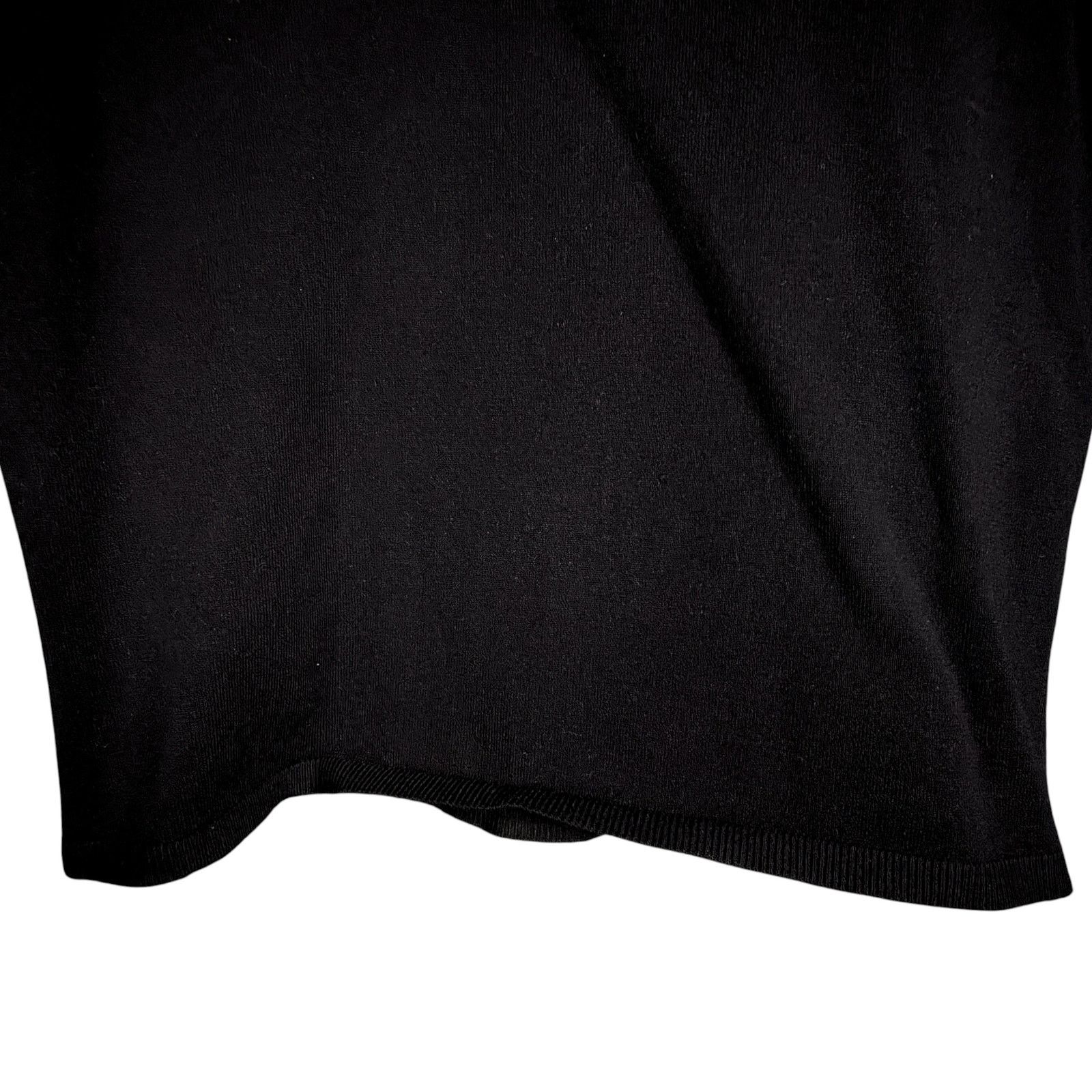 Alexander Wang Alexander Wang Women's Medium Black Mock Cropped Black Top Size M / US 6-8 / IT 42-44 - 7 Thumbnail