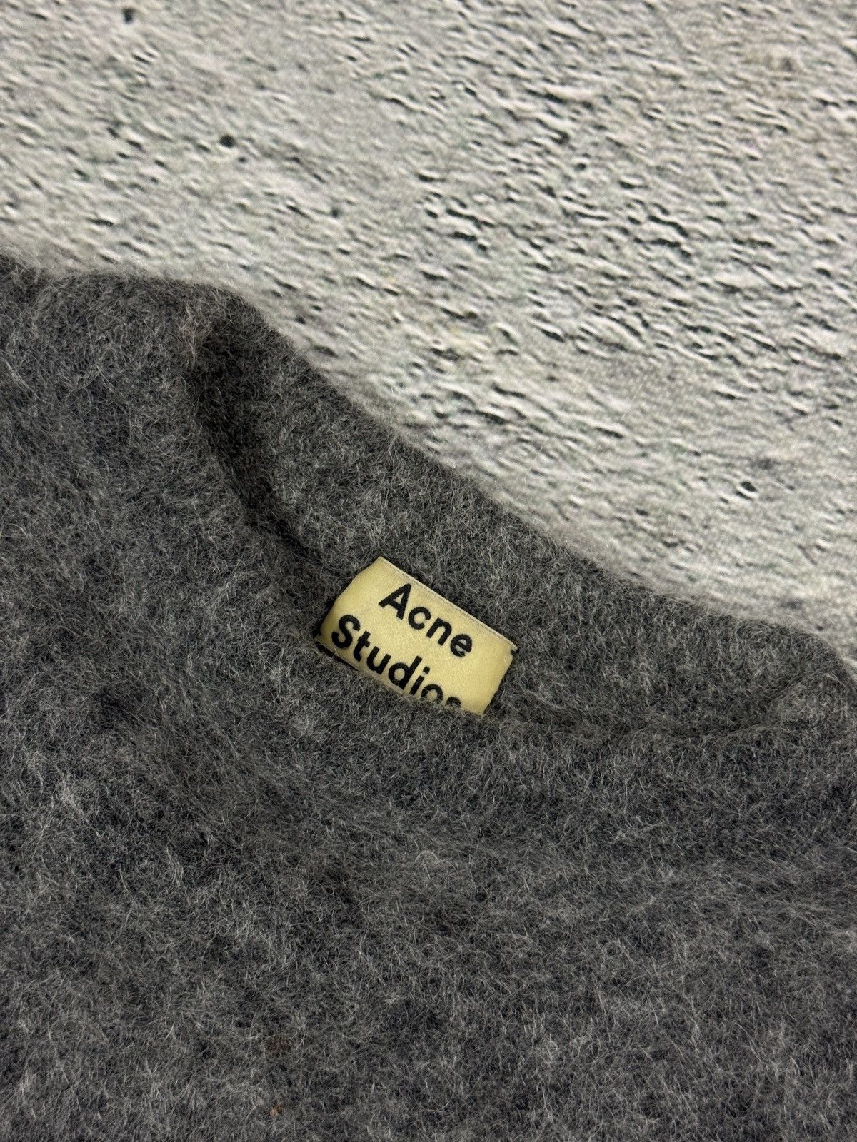 Acne Studios Acne Studios mohair sweater grey dramatic moh paw14 Size US XS / EU 42 / 0 - 2 Thumbnail