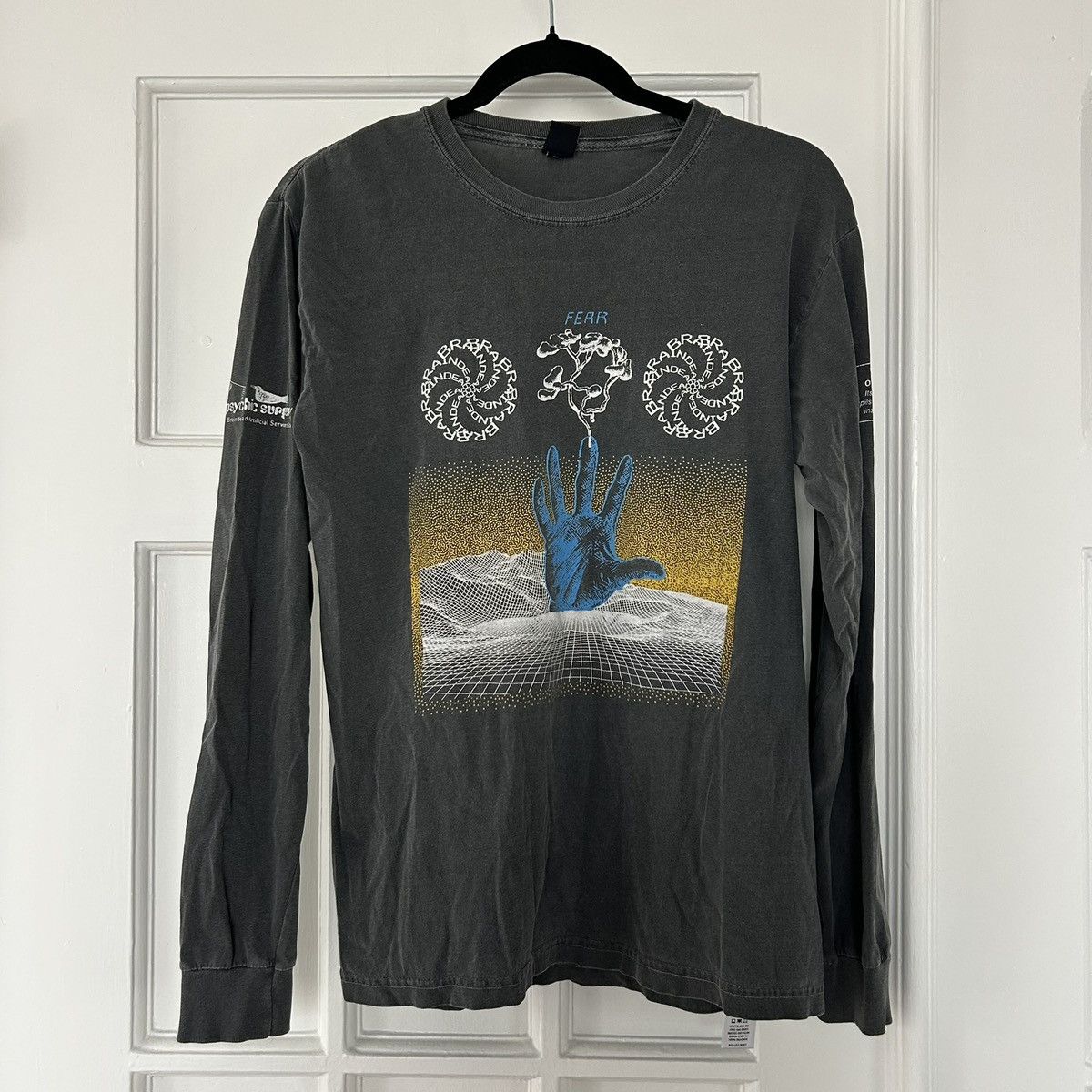 Brain Dead Brain Dead Chaos Long Sleeve T-Shirt (Charcoal) Size US S / EU 44-46 / 1 - 2 Thumbnail