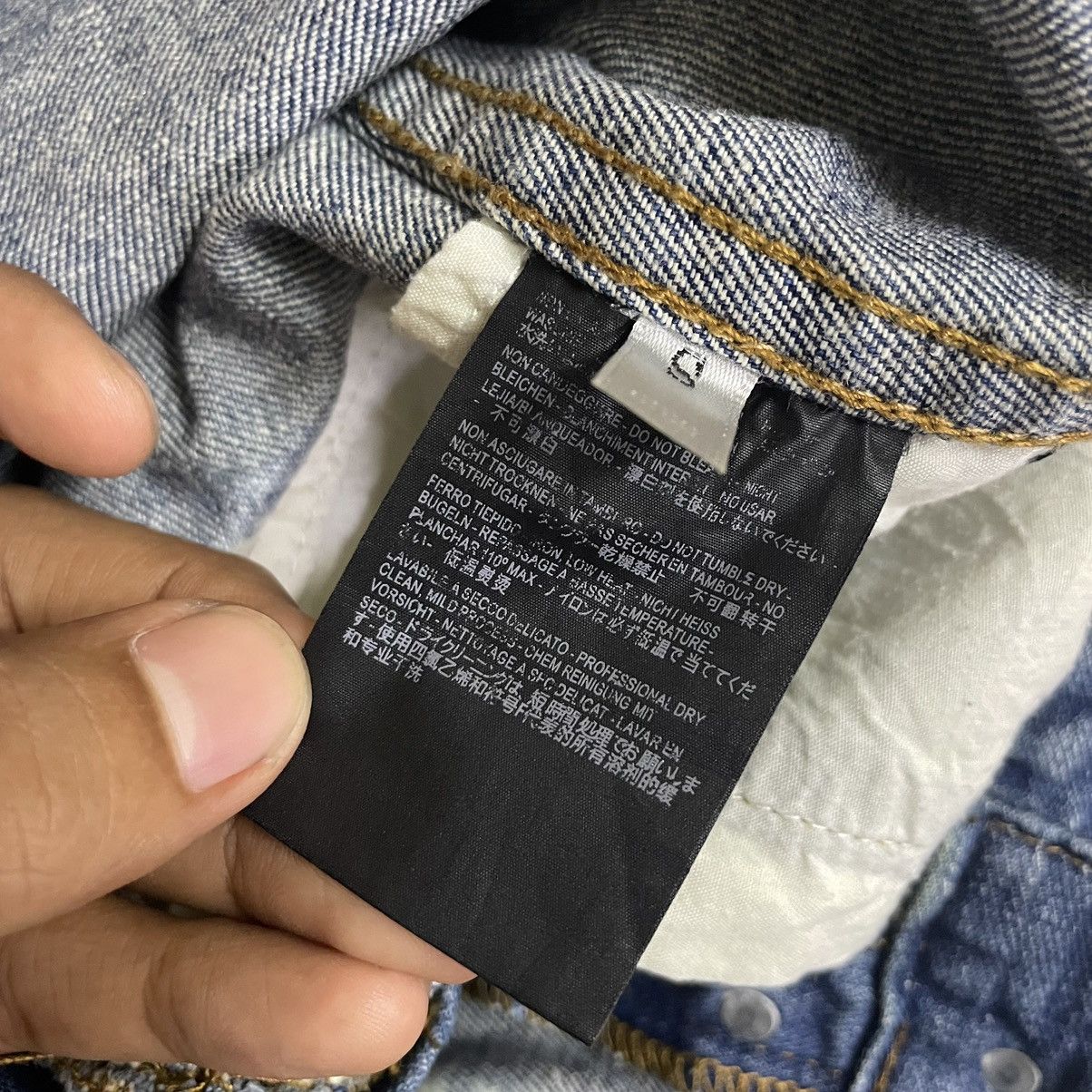 Givenchy GIVENCHY ACID WASH LOOSE BAGGY (31×39) Size US 32 / EU 48 - 8 Thumbnail