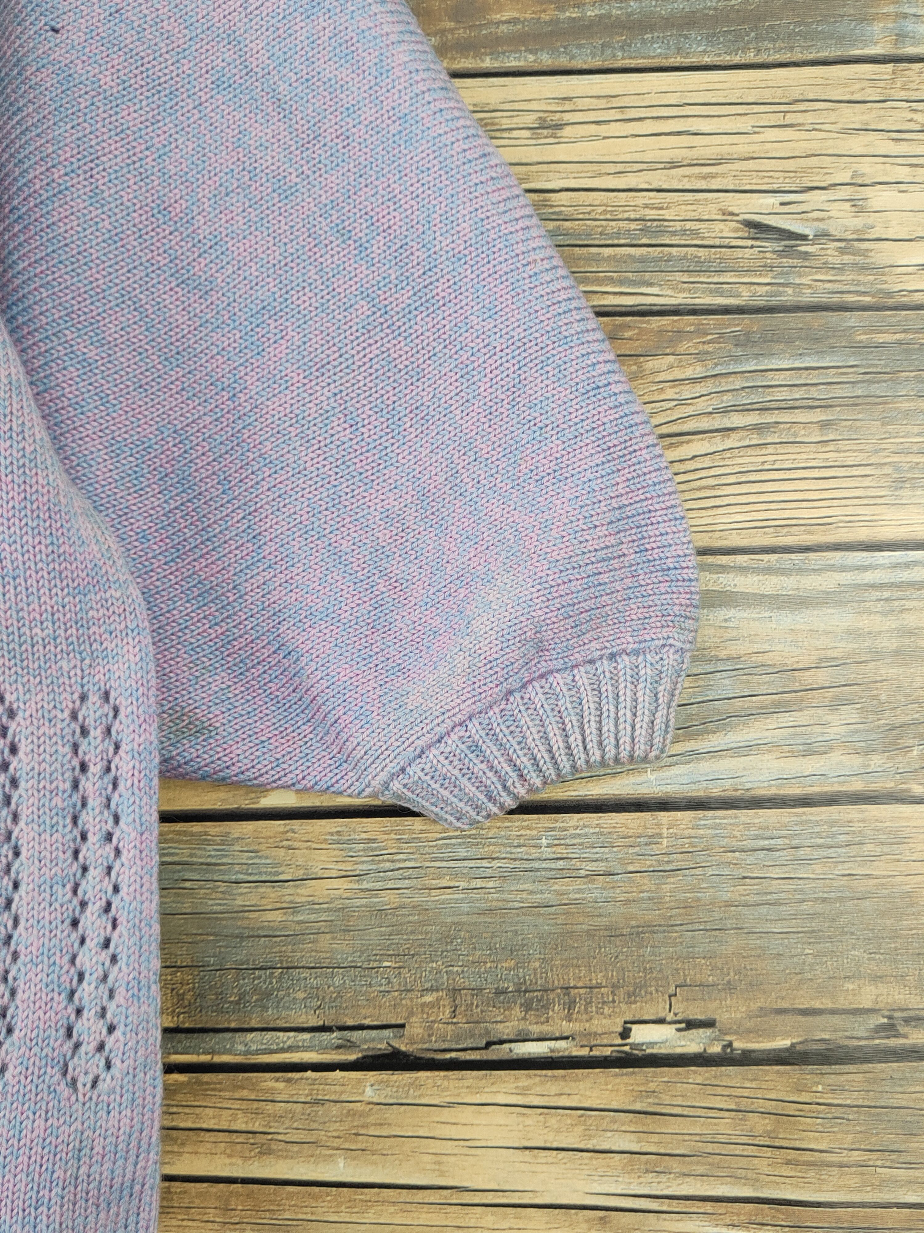 Vintage Japanese Brand Purple Knitwear Cardigan #W186 Size L / US 10 / IT 46 - 8 Thumbnail