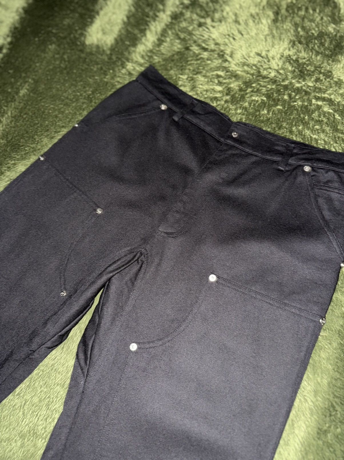 IISE [M] IISE 21FW Double-Front Work Pants – Black Size US 32 / EU 48 - 2 Thumbnail