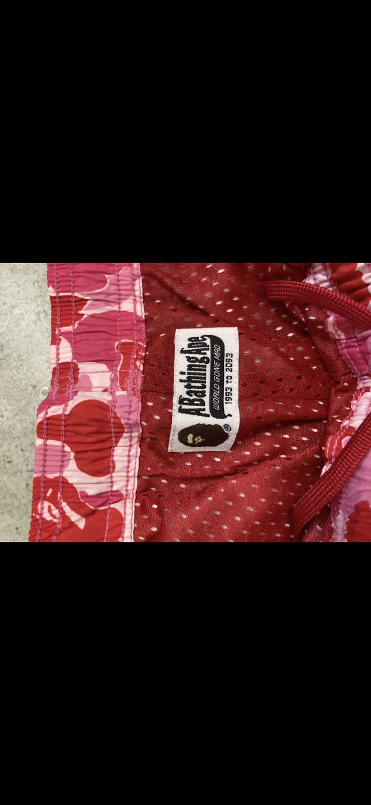 Bape Bape pink ABC camo beach shorts Size US 30 / EU 46 - 3 Thumbnail