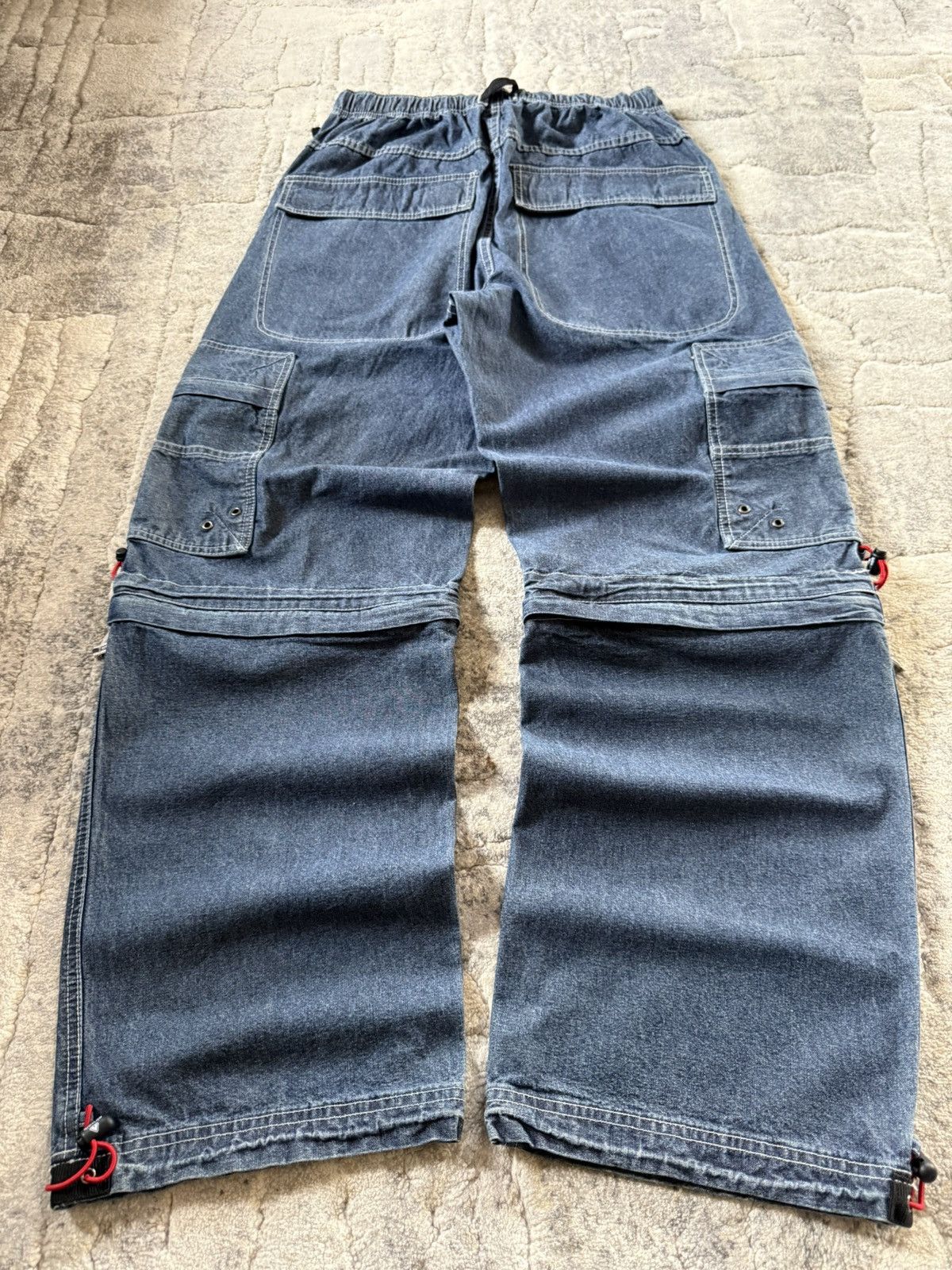 Airwalk 2000s Airwalk Detachable Baggy Heavy Weight Cargo Jeans Size US 32 / EU 48 - 3 Thumbnail