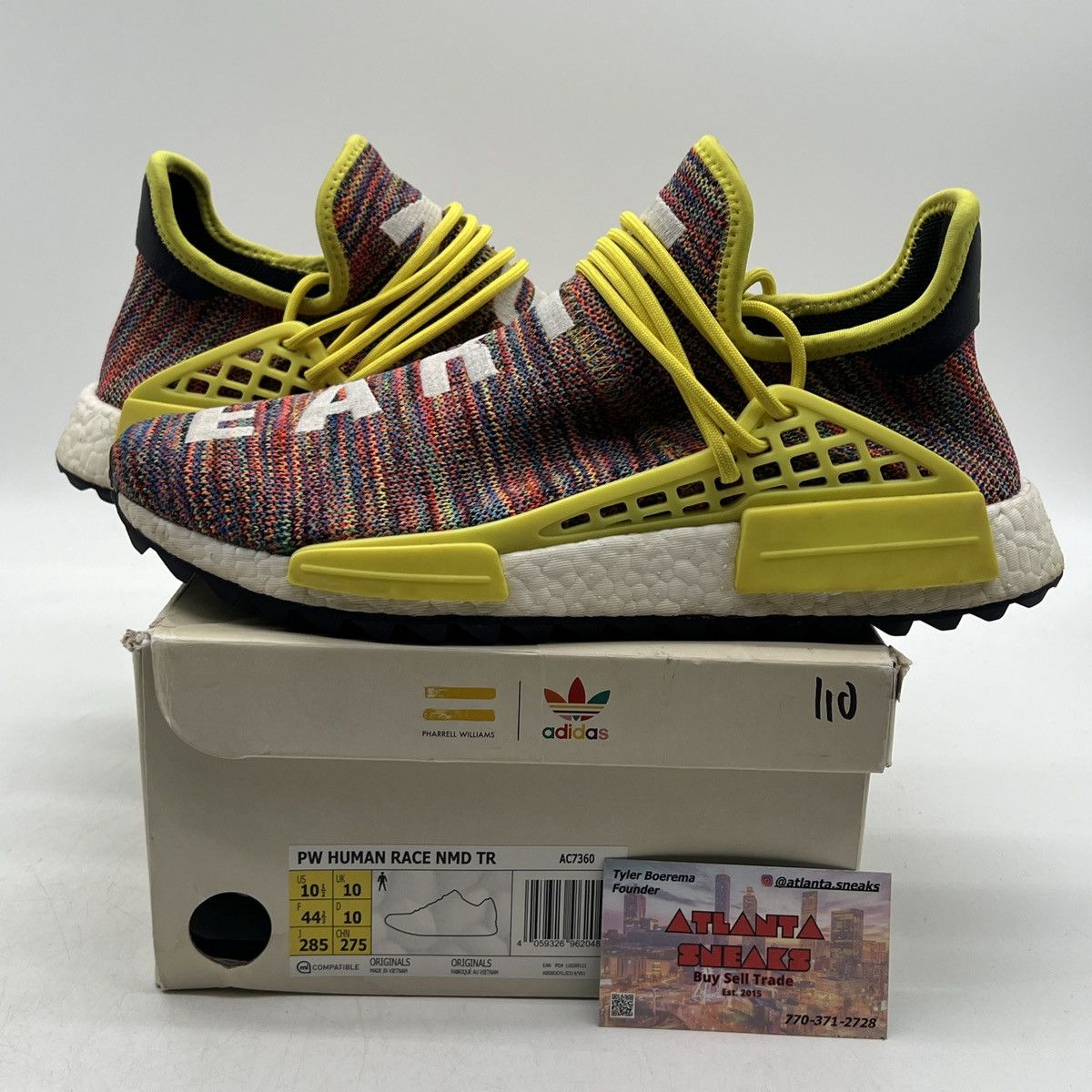 Adidas Pharrell x NMD trail human race Size US 10.5 / EU 43-44 - 1 Thumbnail
