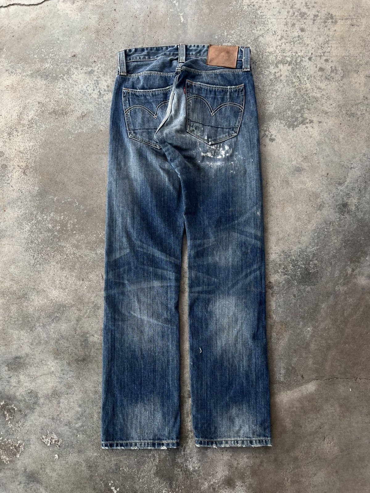 Levi's Beautiful Repaired Vintage Levi's 505 Denim Pants Size US 29 - 7 Thumbnail