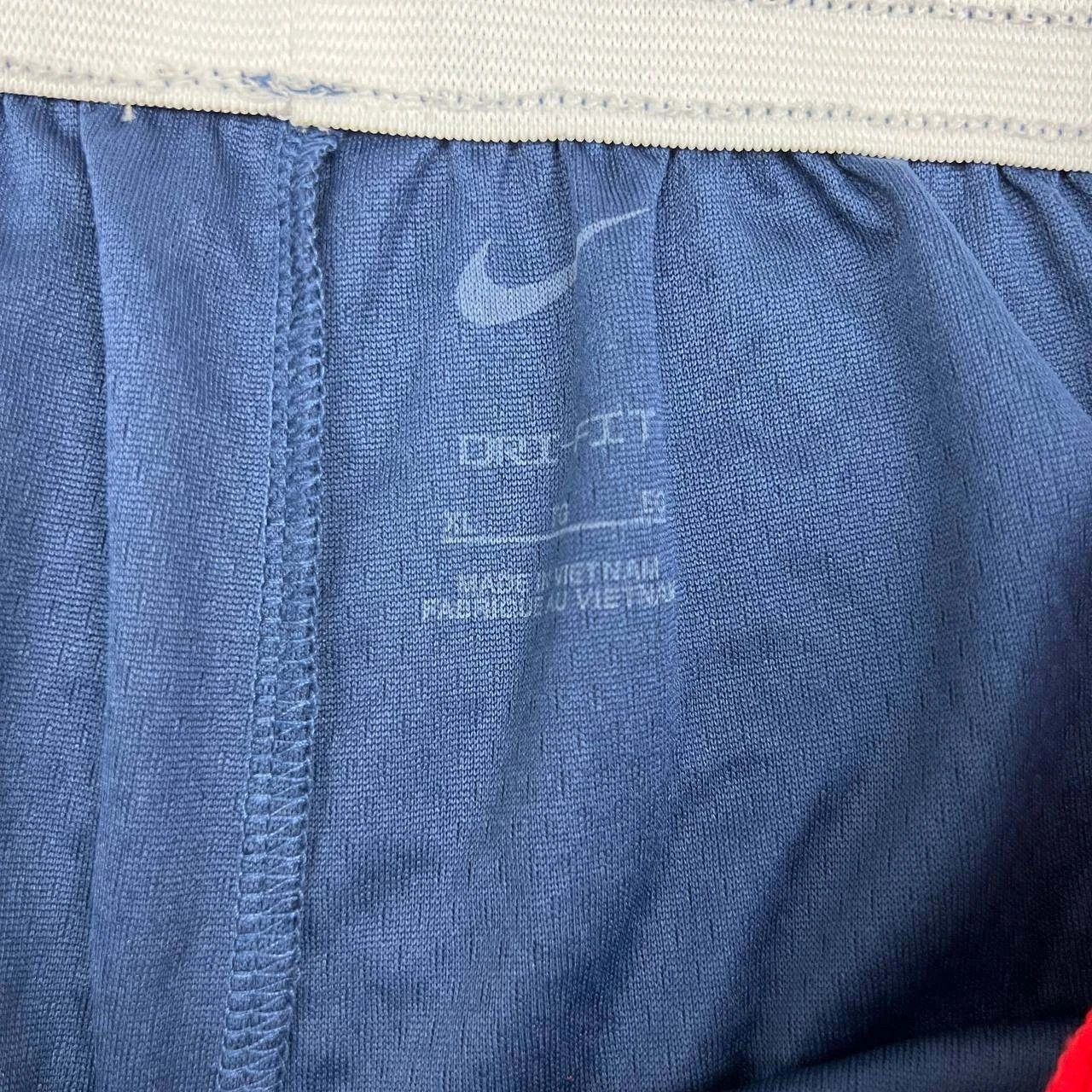 Nike Nike Athletic Shorts Men Blue Red Dri-Fit Outdoor Adult XL Size US 38 / EU 54 - 3 Thumbnail