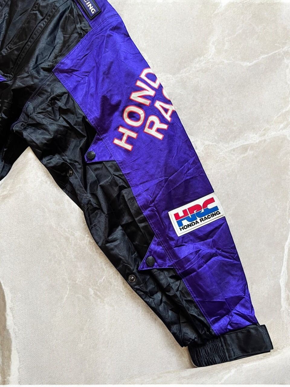 Honda × Japanese Brand Vintage HONDA HRC RACING BOMBER JAPAN MADE🇯🇵 Moto bike jacket Size US M / EU 48-50 / 2 - 12 Thumbnail