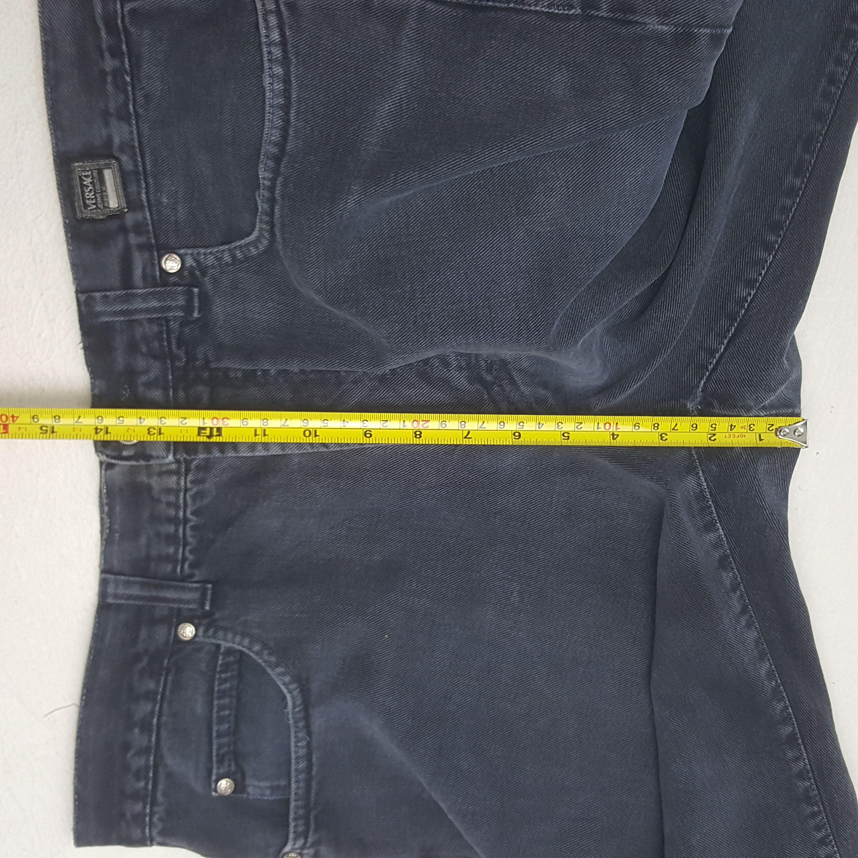 Versace Vintage Versace Jeans Couture Black Jeans Size US 36 / EU 52 - 8 Thumbnail