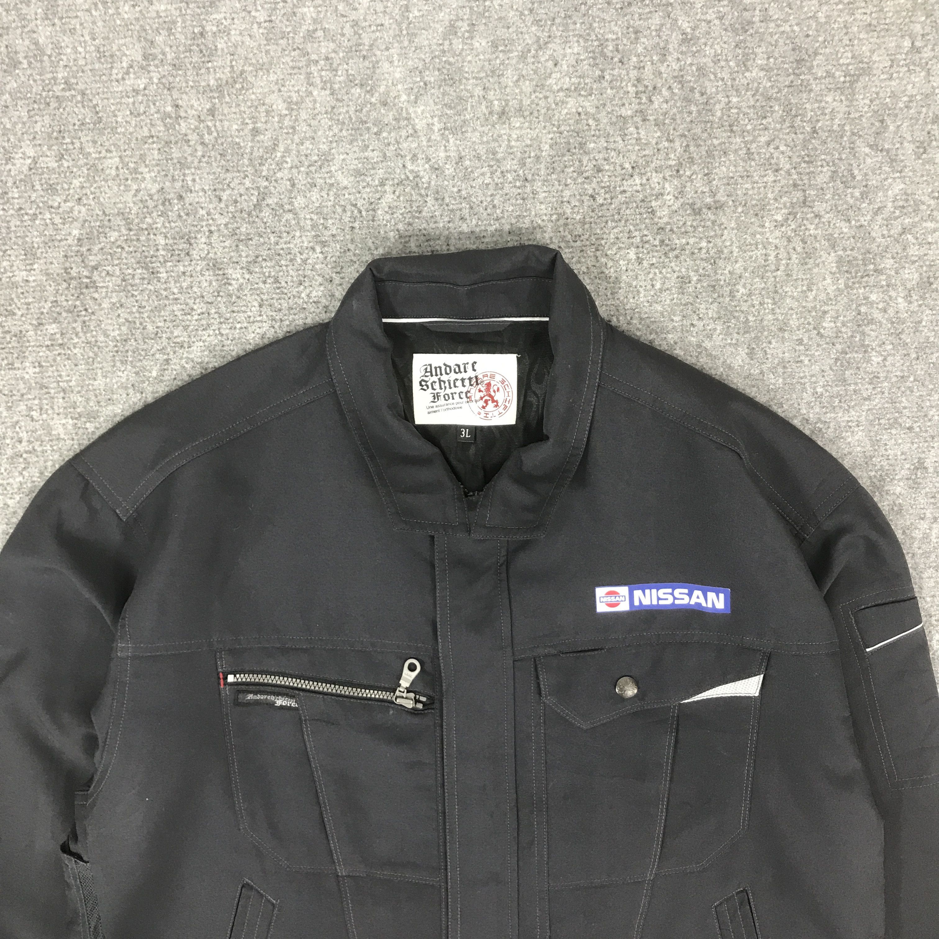 Japanese Brand NISSAN NISMO RACING TEAM BLACK CUSTOM JACKET K73B16 Size US L / EU 52-54 / 3 - 3 Thumbnail