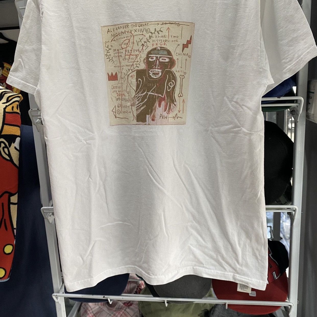 Jean-Michel Basquiat Fruit of the Loom x Basquiat 'Pez Dispenser' Art - Designer Size US L / EU 52-54 / 3 - 4 Thumbnail