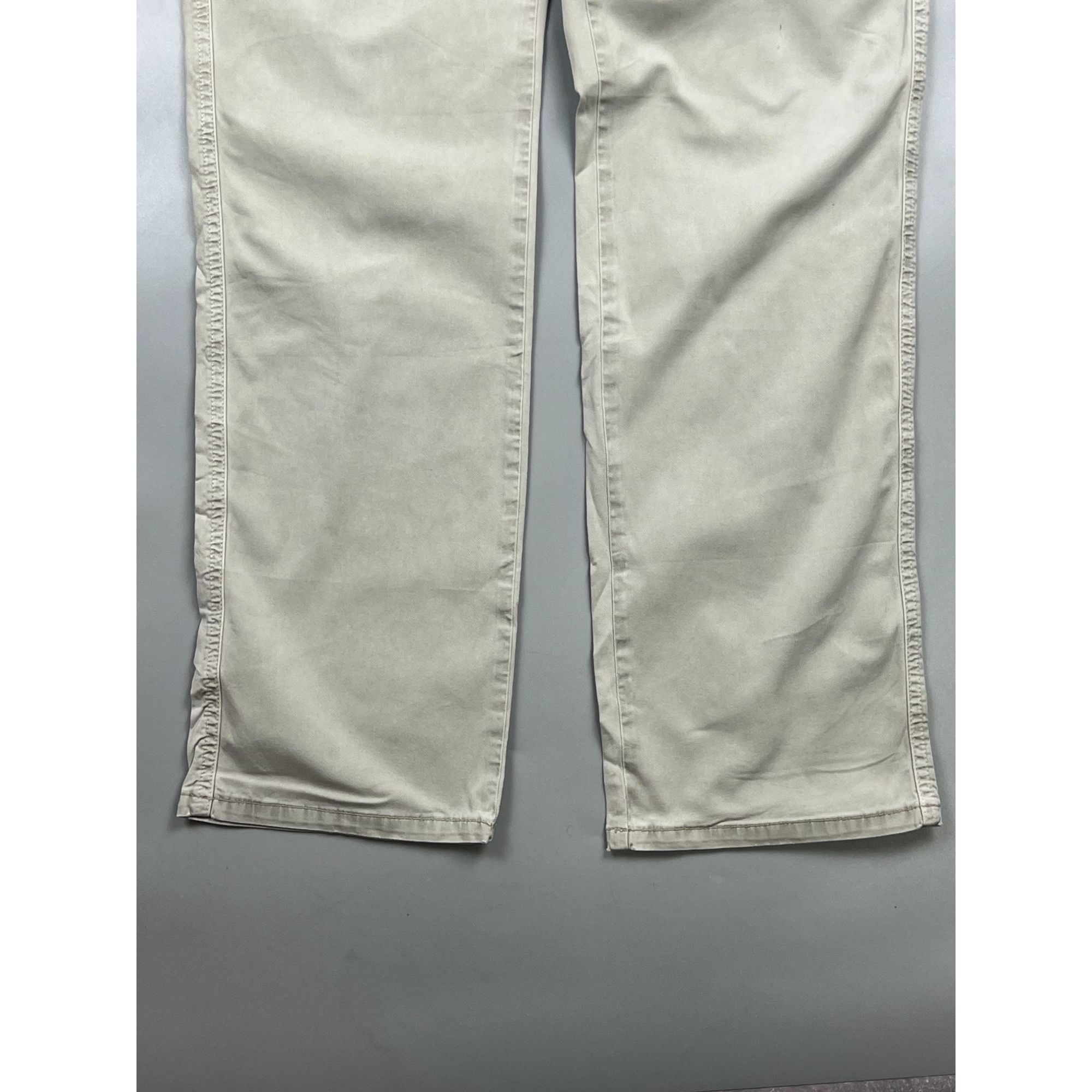 Z Zegna ZZegna Beige Cotton Pants (Y0948) Size US 35 - 2 Thumbnail