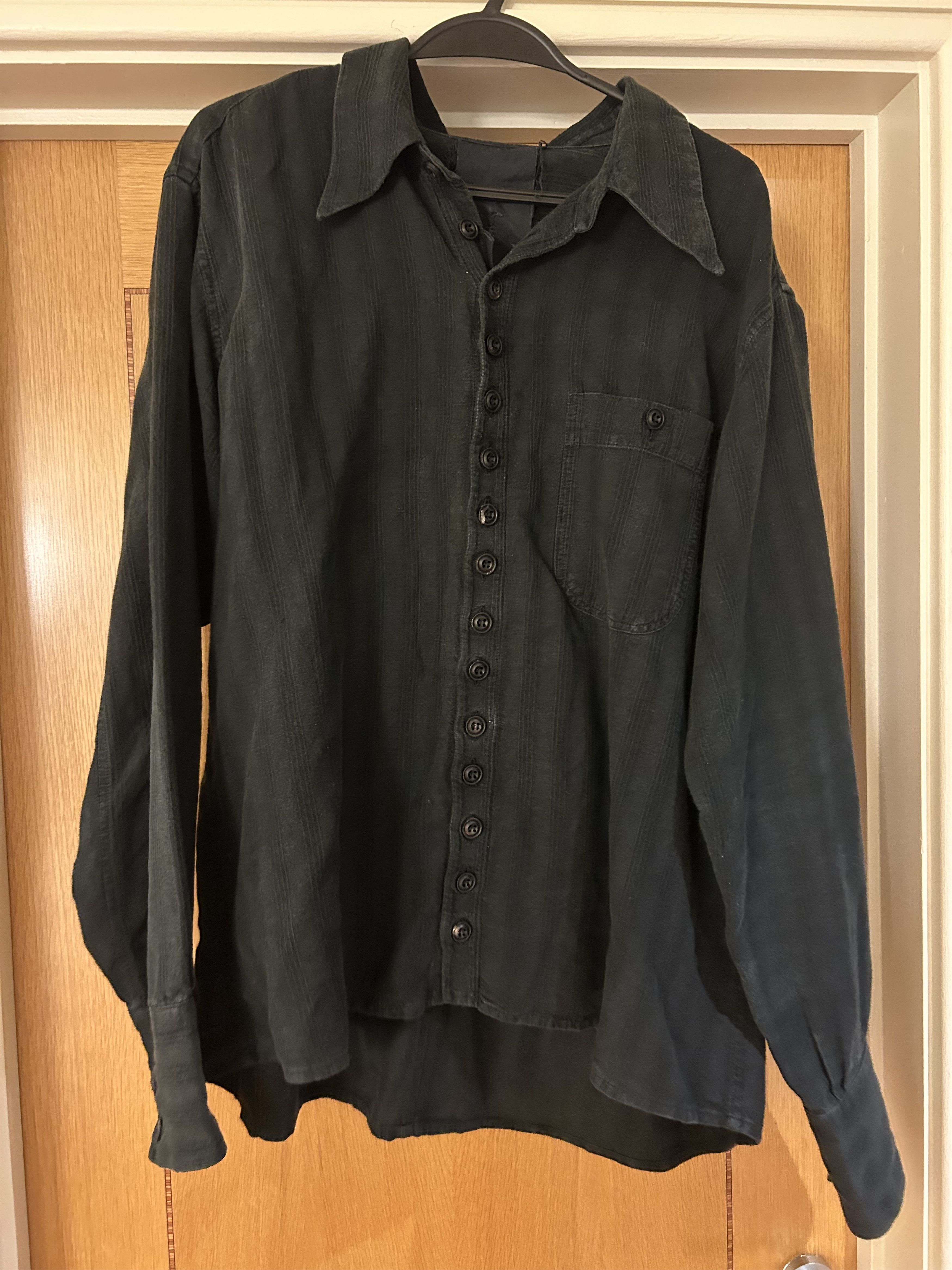 John Alexander Skelton C IX Black Stripe Clink Shirt | Grailed