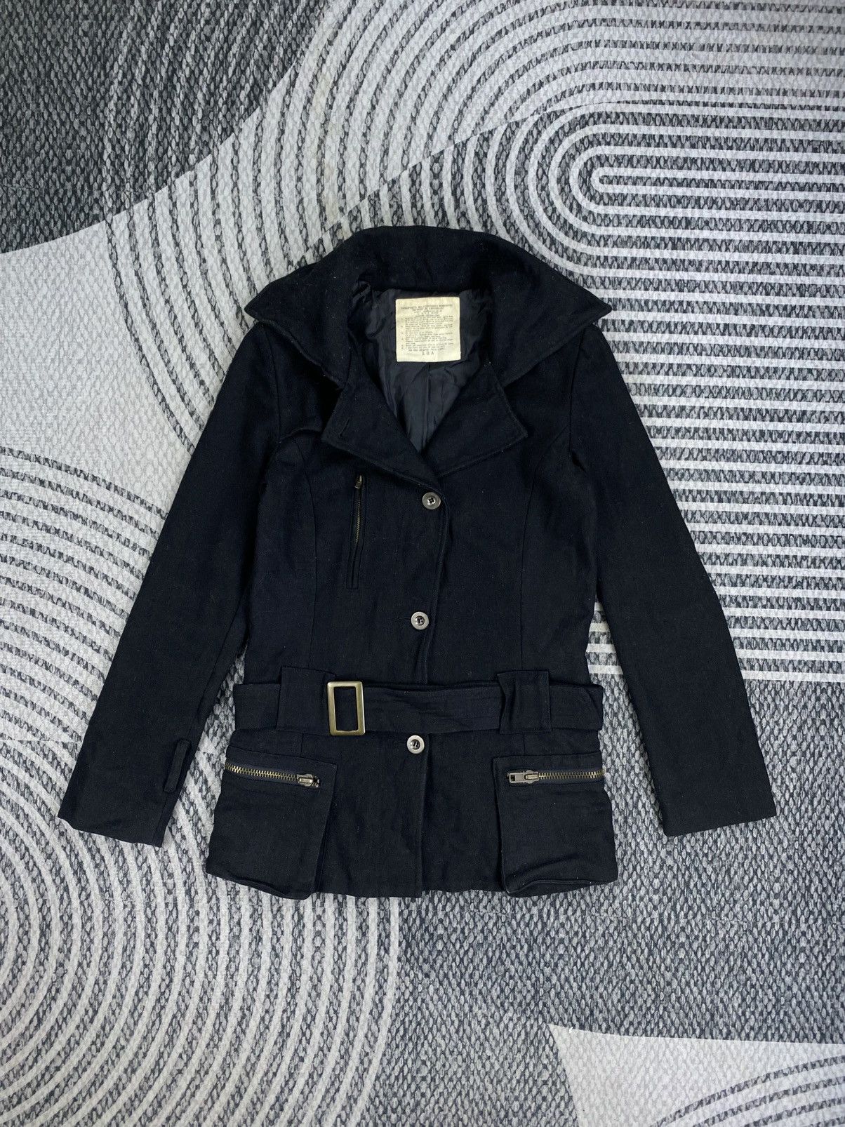GOA GOA Military Style Wool Belted Jacket Size S / US 4 / IT 40 - 5 Thumbnail