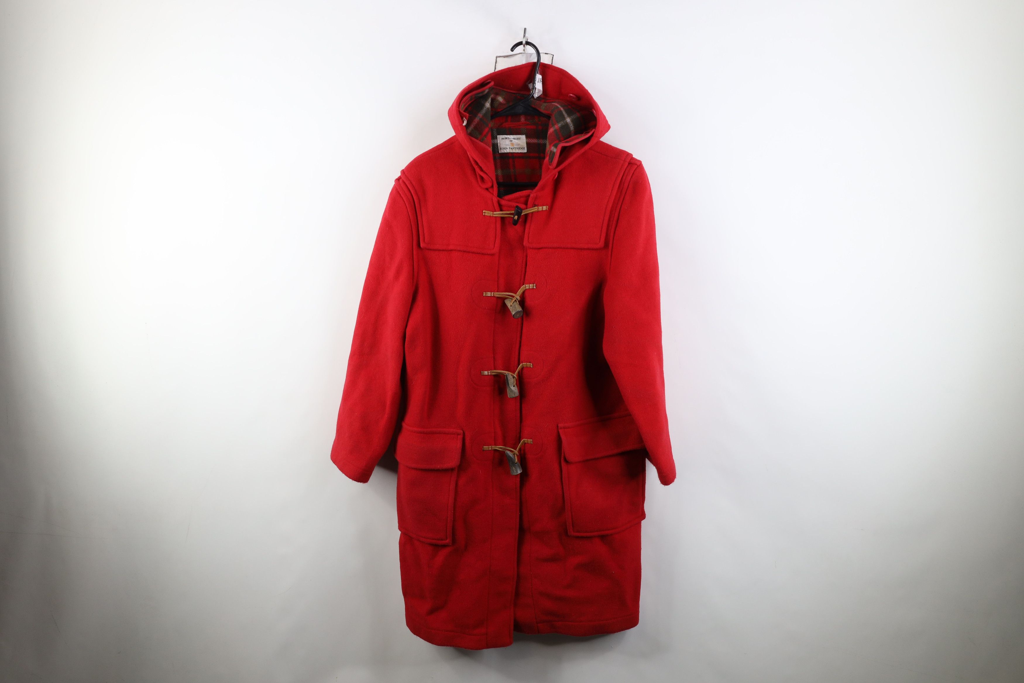 Vintage John Partridge Wool Toggle Button Hooded Jacket