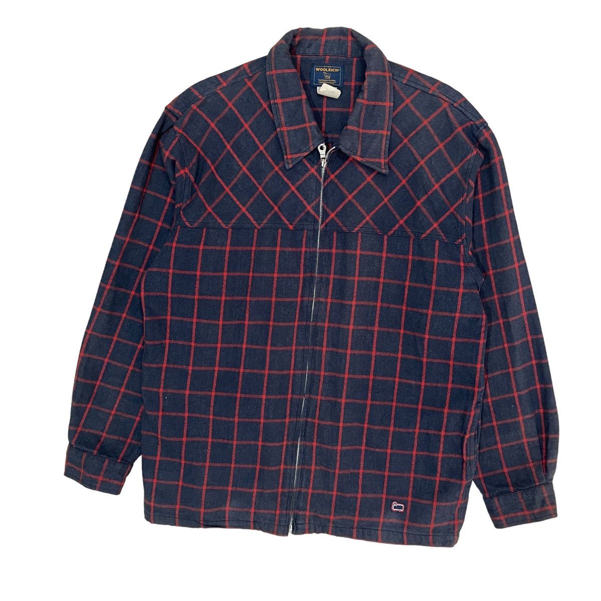 Vintage × Woolrich Woolen Mills Vintage 90s Woolrich Plaids Zipper Jacket Size US M / EU 48-50 / 2 - 3 Thumbnail