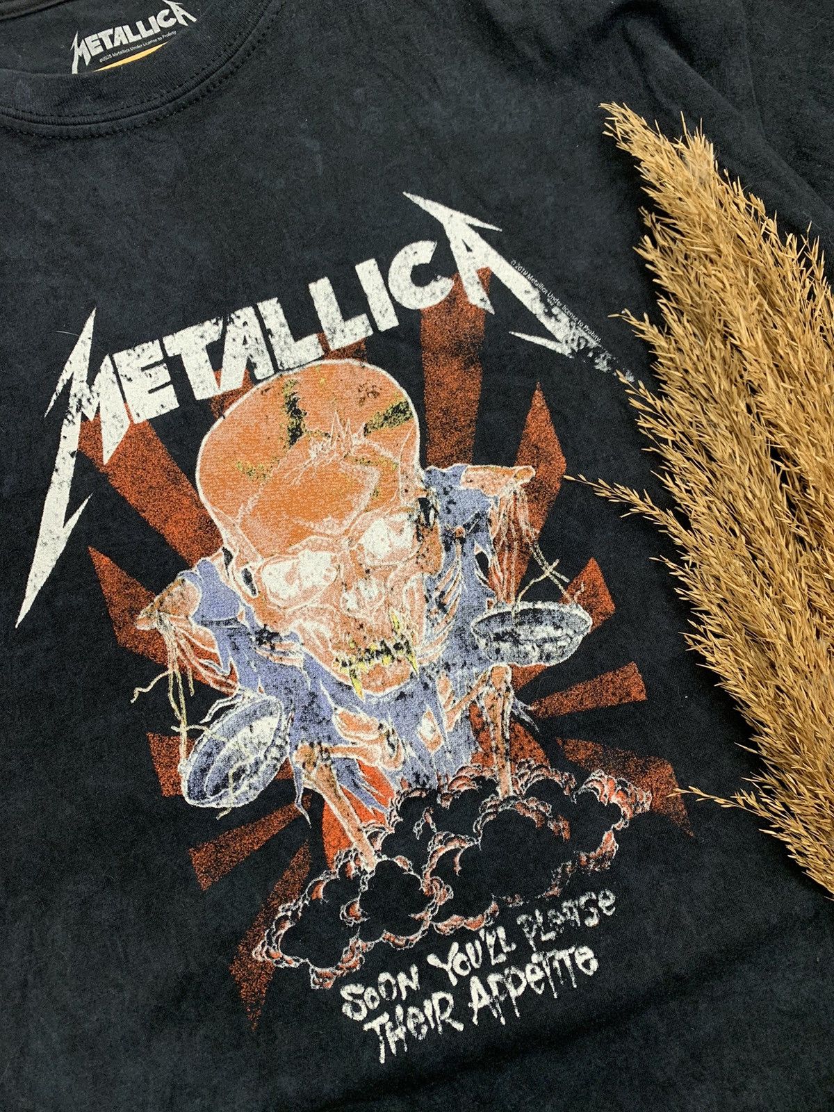 Band Tees × Metallica × Vintage Vintage Metallica Soon You’ll Please Their Appetite Tie-Dye Size US L / EU 52-54 / 3 - 3 Thumbnail