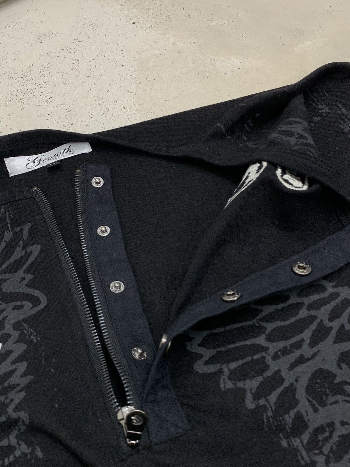 In The Attic Growth Big Y2k Gothic Mediaval Print Patch Oversize Size US XXL / EU 58 / 5 - 8 Thumbnail