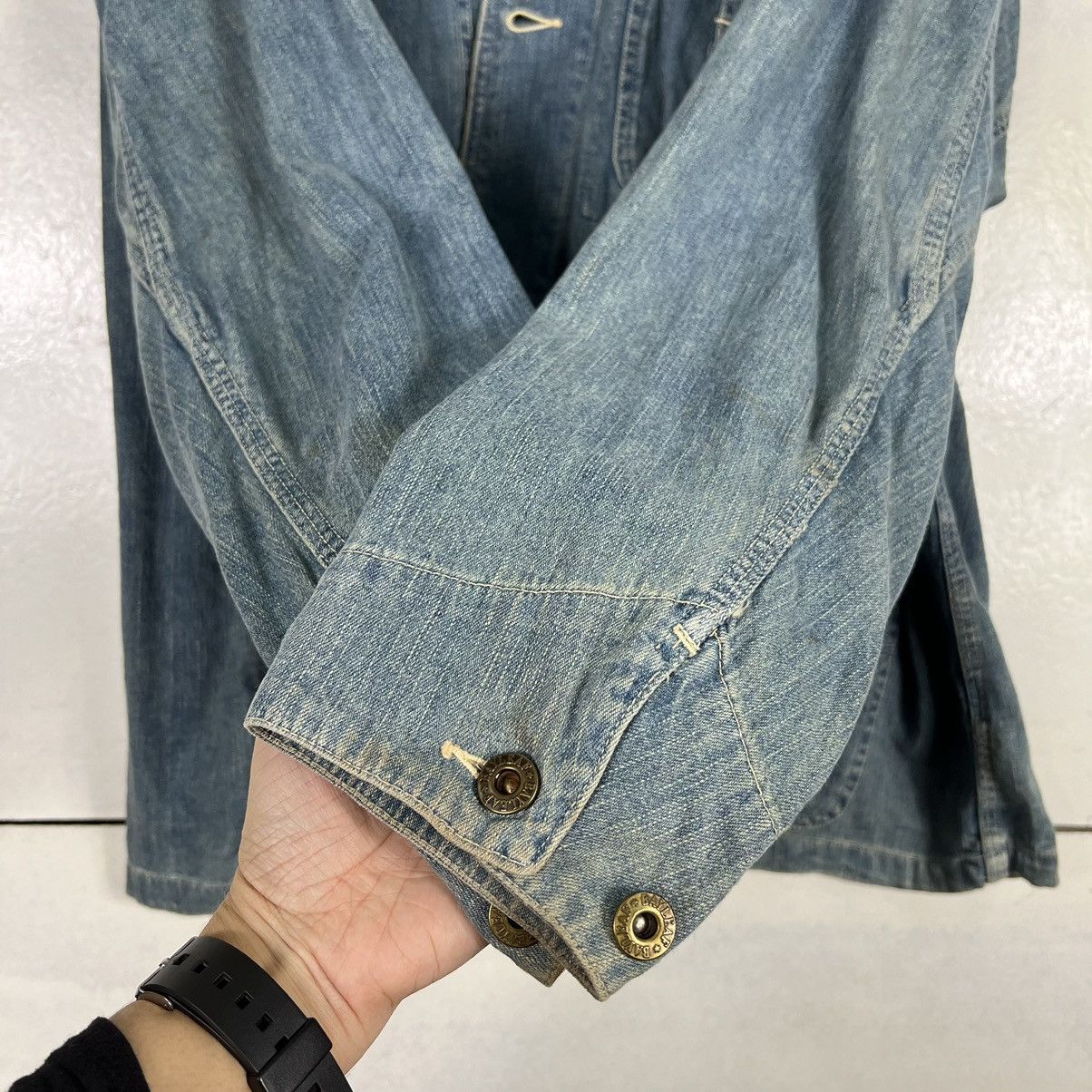 Japanese Brand 🔥 BAYLEAF DENIM CHORE JACKET Size US L / EU 52-54 / 3 - 13 Thumbnail