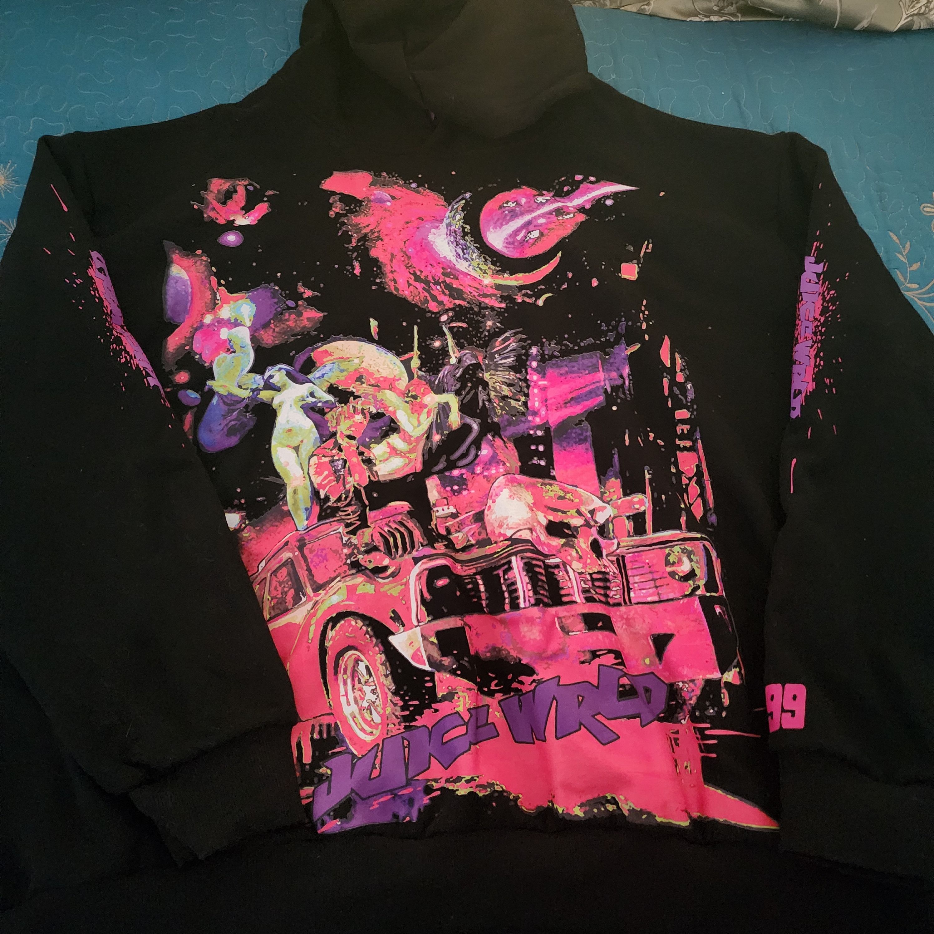 999 Club Vlone 999 x Vlone Galaxy Hoodie XXL Grailed