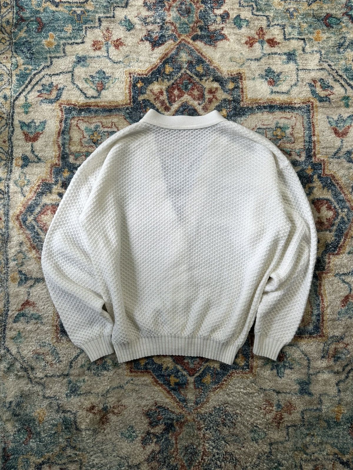 Vintage Vintage 1980s Knitcraft Textured Cardigan Sweater Small Size S / US 4 / IT 40 - 2 Thumbnail