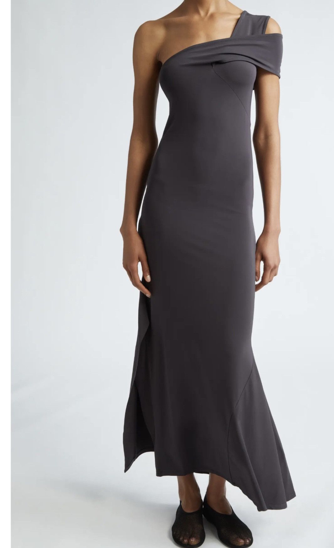 Paloma Wool One Shoulder Grey Maxi Dress Grailed