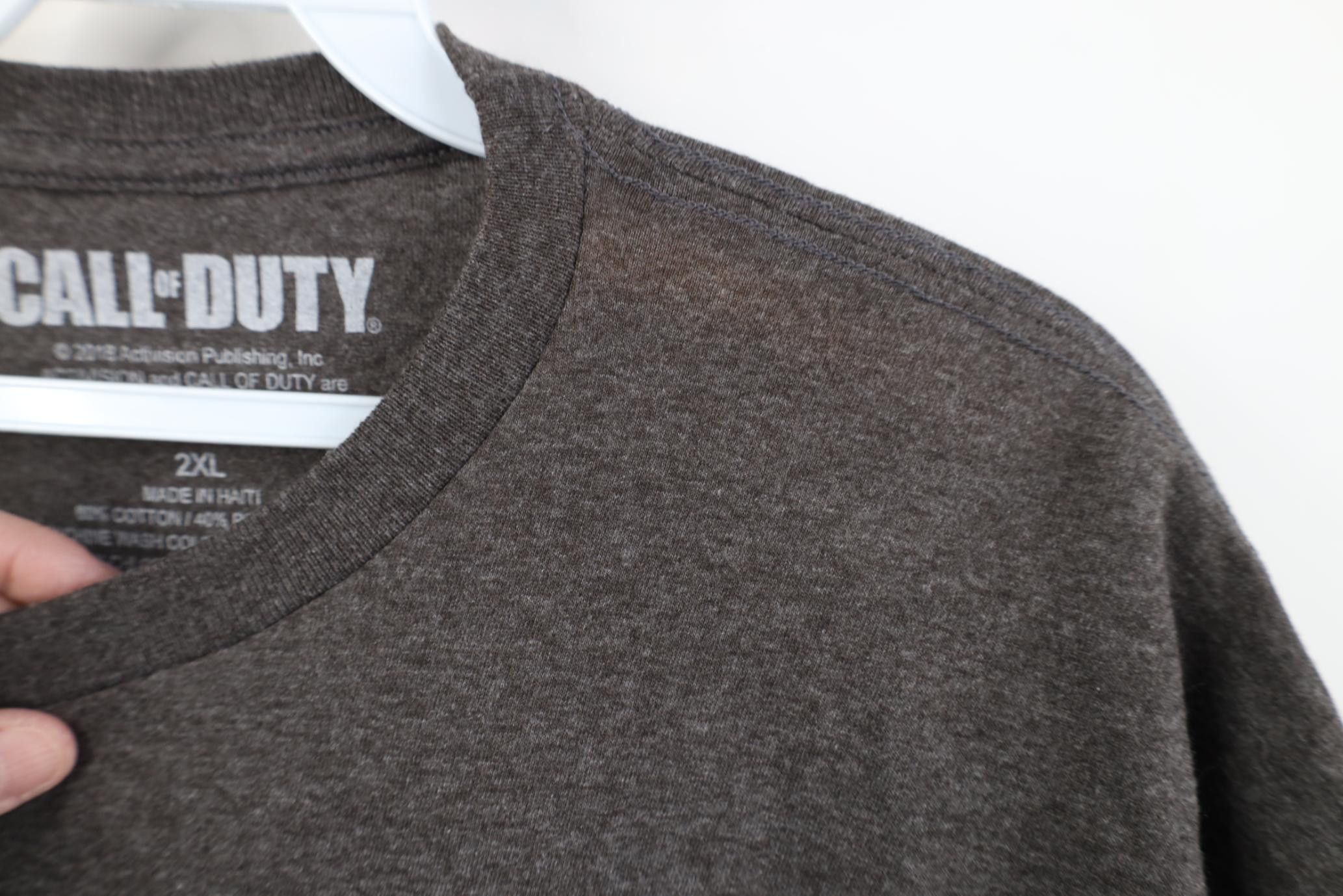 Vintage Vintage Y2K Call of Duty Black Ops Video Game Gamer T-Shirt Size US XL / EU 56 / 4 - 5 Thumbnail