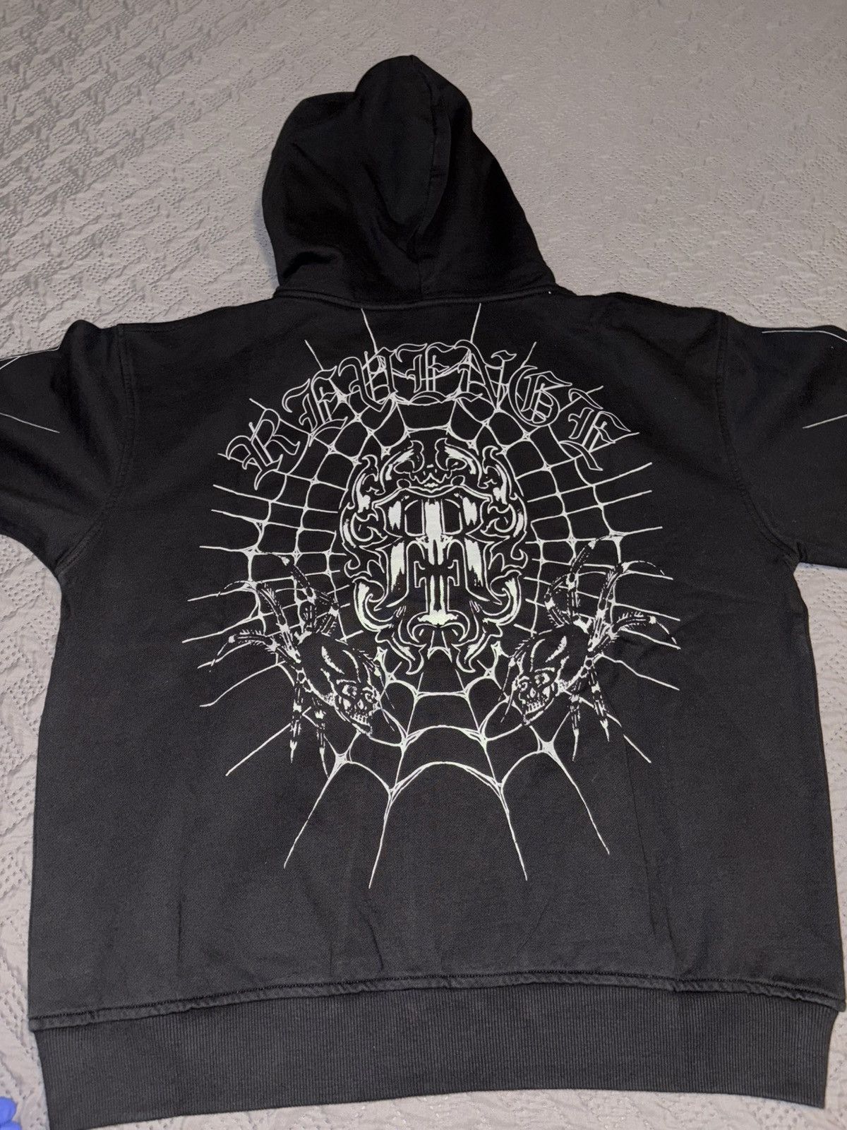 Revenge Revenge PRISON TATTOO ZIP JACKET BLACK/GREY Size US L / EU 52-54 / 3 - 2 Thumbnail