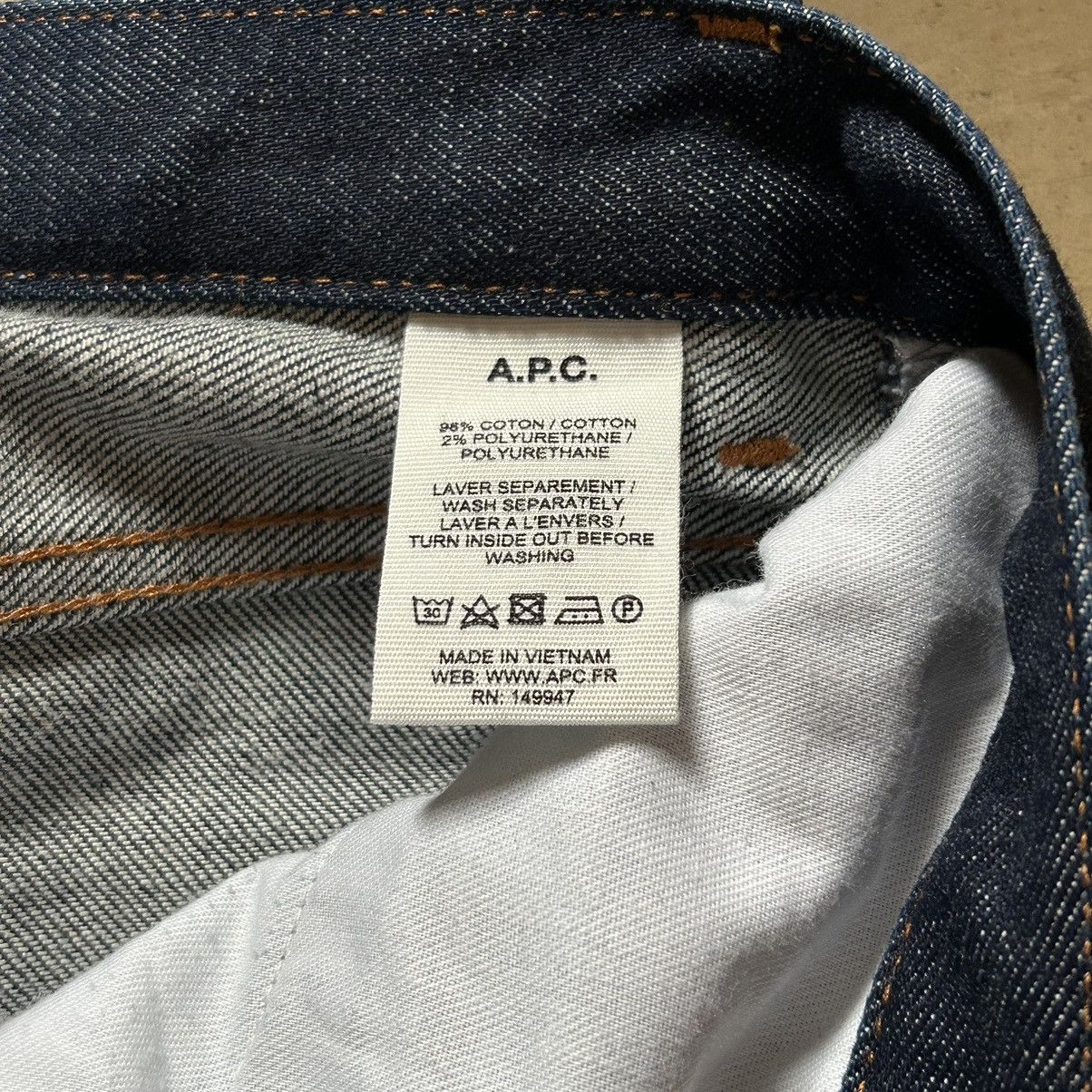 A.P.C. Blue Sailor Jean Wash APC Jeans Size US 30 / EU 46 - 4 Thumbnail