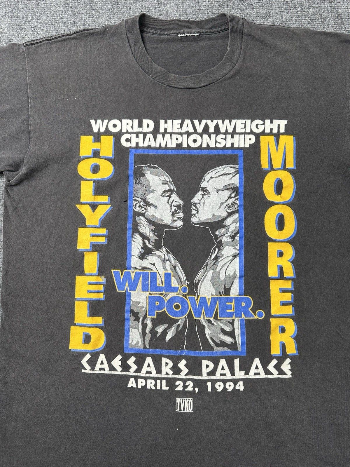 Other Mens T-Shirt Holyfield Moorer Boxing Black 1994, Size M Size US M / EU 48-50 / 2 - 3 Thumbnail