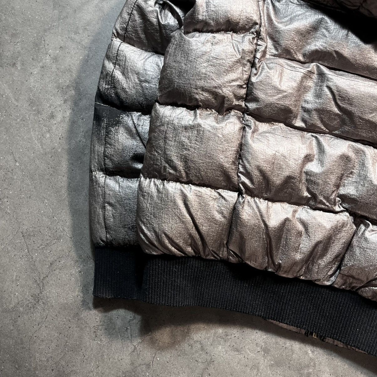 Philipp Plein Vintage Philipp Plein Silver Zip Fur Bomber Puffer Jacket Size US M / EU 48-50 / 2 - 18 Thumbnail