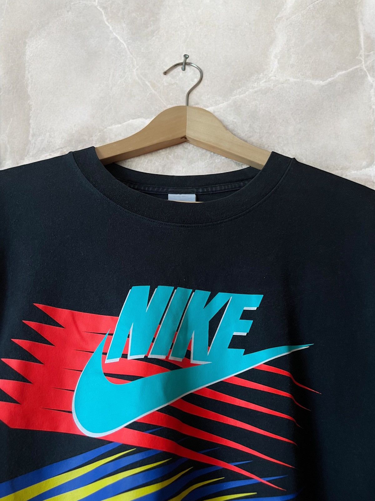 Nike × Vintage NIKE LAB BOXY FIT HEAVY COTTON BIG LOGO TEE T SHIRT vintage Size US L / EU 52-54 / 3 - 3 Thumbnail
