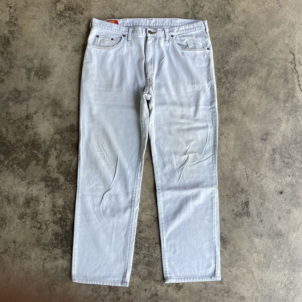 Edwin 🔥Vintage Edwin US Classics Stoned Washed Relaxed Denim Jeans Size US 37 - 1 Thumbnail