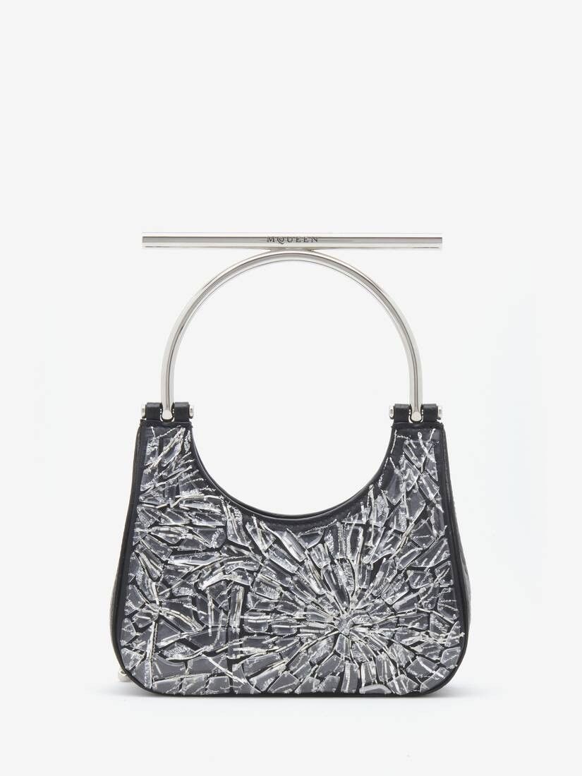 Alexander McQueen o1w1db10925 Size: OS/Mini T-Bar Bag in Black/White Size ONE SIZE - 2 Thumbnail