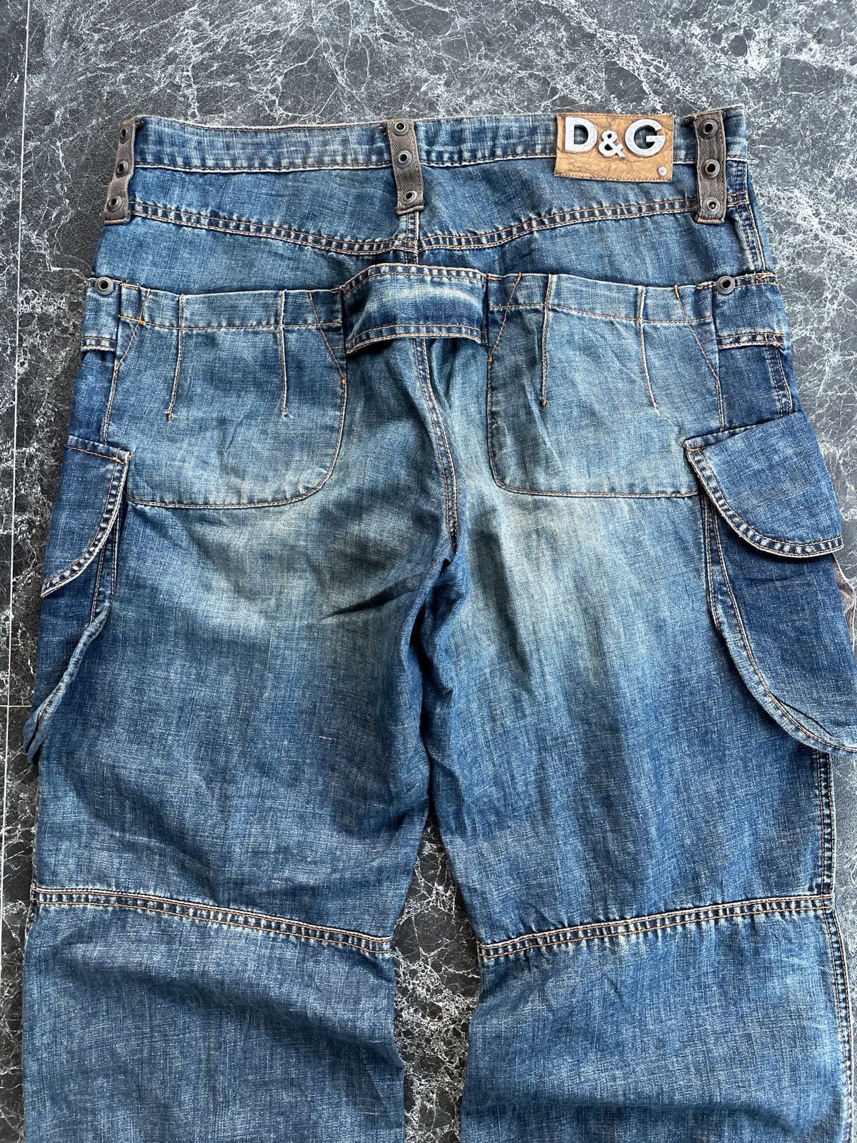 Dolce & Gabbana SS2004 Dolce & Gabbana Blue Denim Pants Size US 36 / EU 52 - 6 Thumbnail