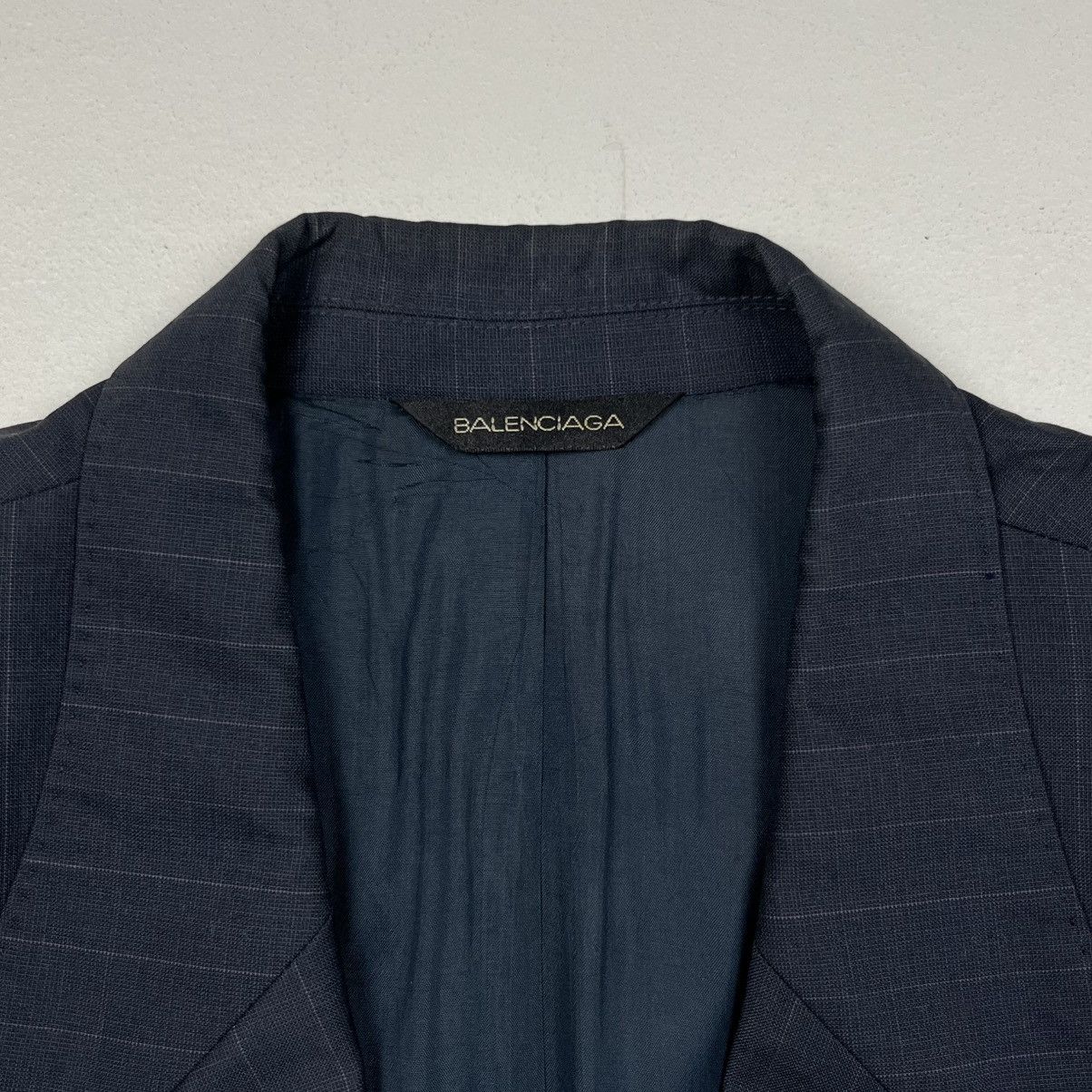 Balenciaga Vintage Balenciaga Pour Homme Pin-Stripe Tailored jacket Size US M / EU 48-50 / 2 - 2 Thumbnail