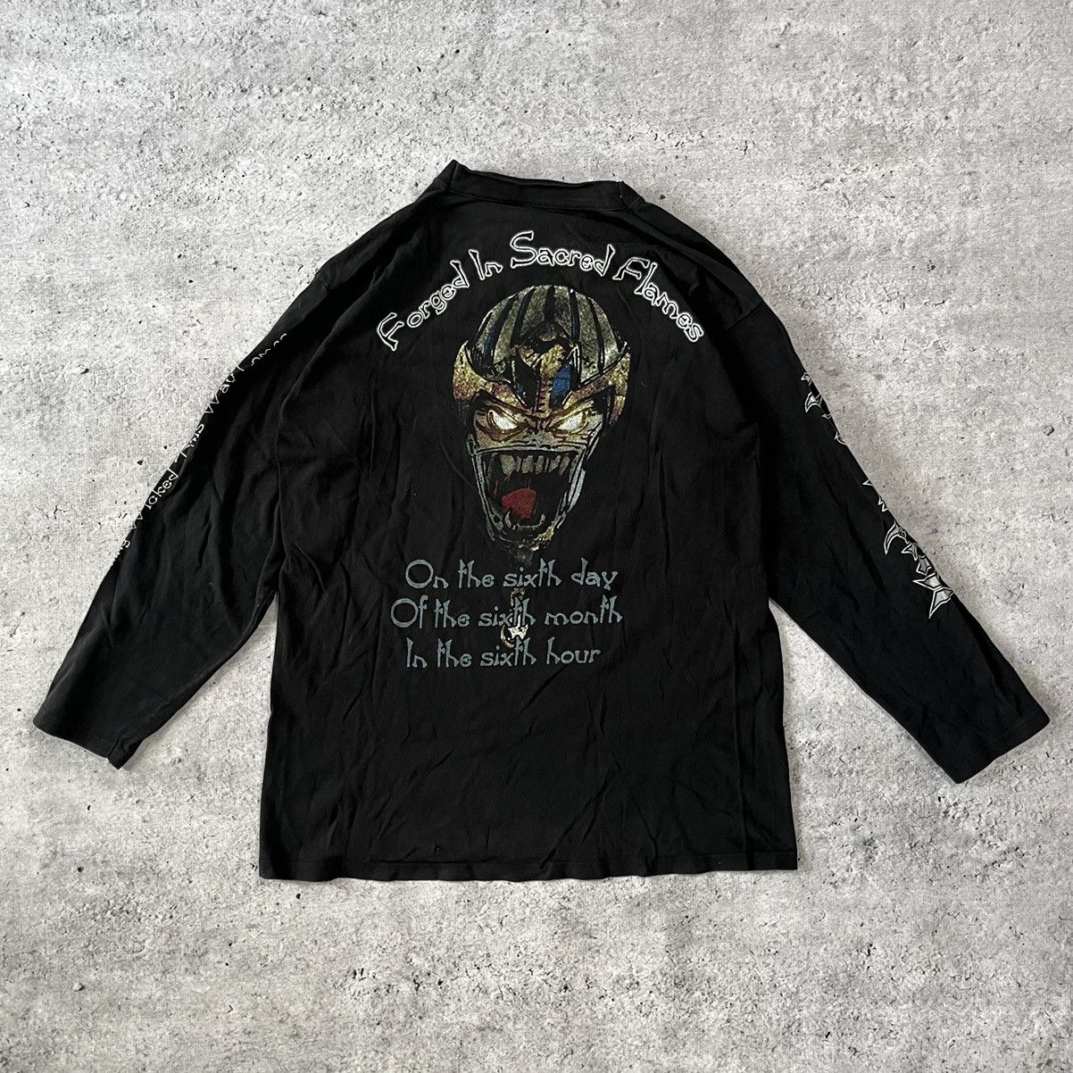 Band Tees × Vintage Iced Earth longsleeve promo metal 90s vintage Size US XL / EU 56 / 4 - 2 Thumbnail