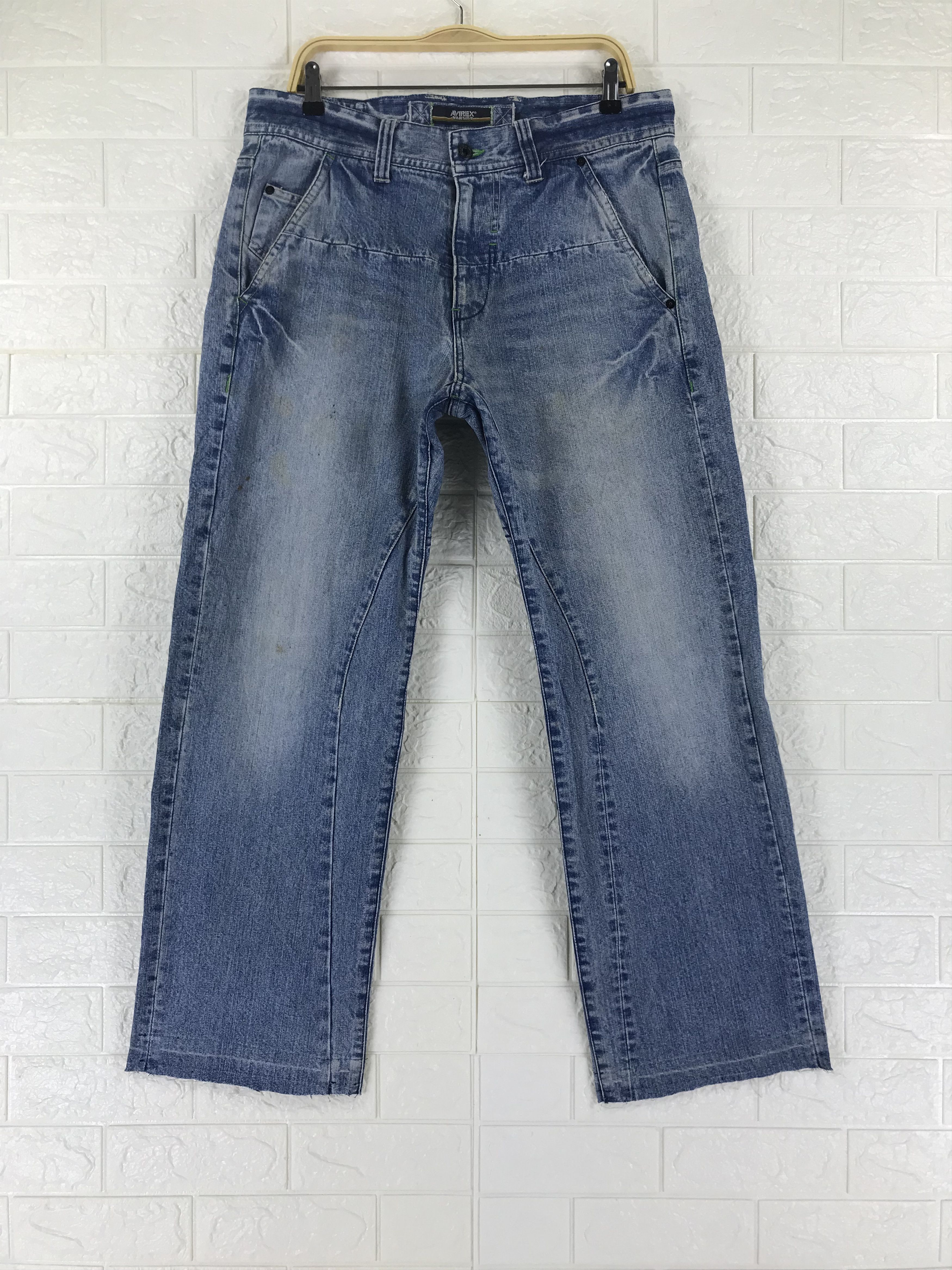 Avirex Vintage Avirex Blue Washed Baggy Jeans Size US 36 / EU 52 - 1 Thumbnail