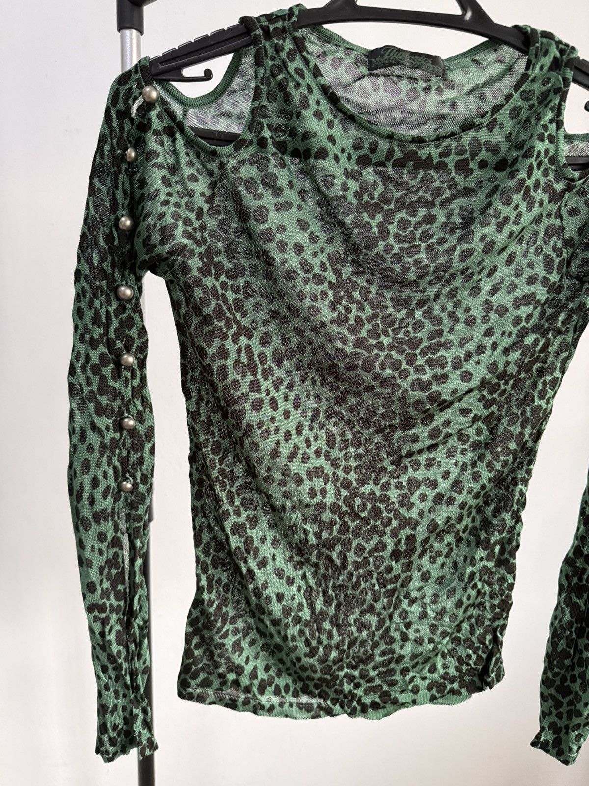 Hysteric Glamour Hysteric Glamour green leopard print long-sleeve Size S / US 4 / IT 40 - 4 Thumbnail