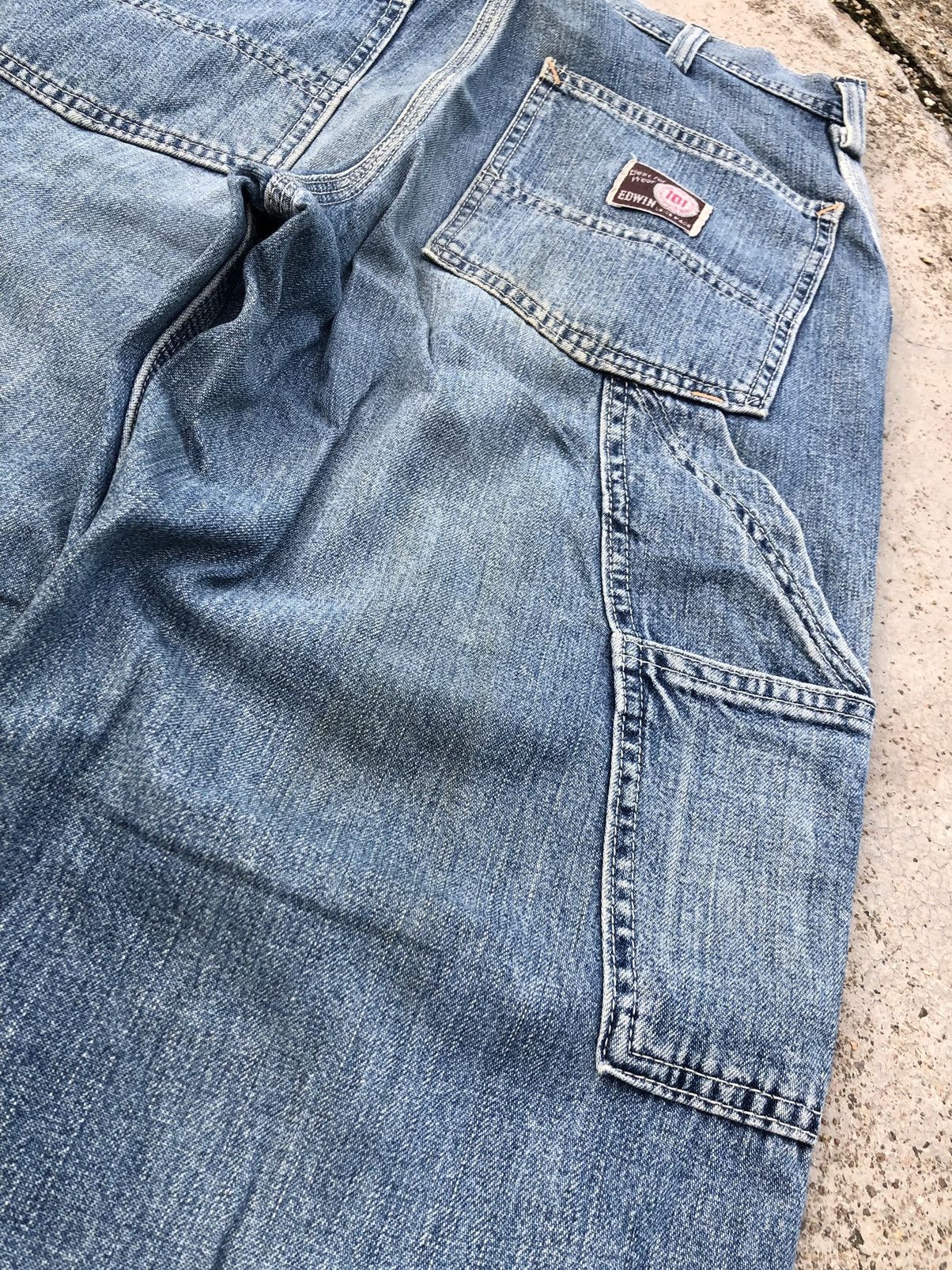 Edwin WIDE LEG VINTAGE EDWIN 101 CARPENTER DENIM Size US 28 / EU 44 - 4 Thumbnail