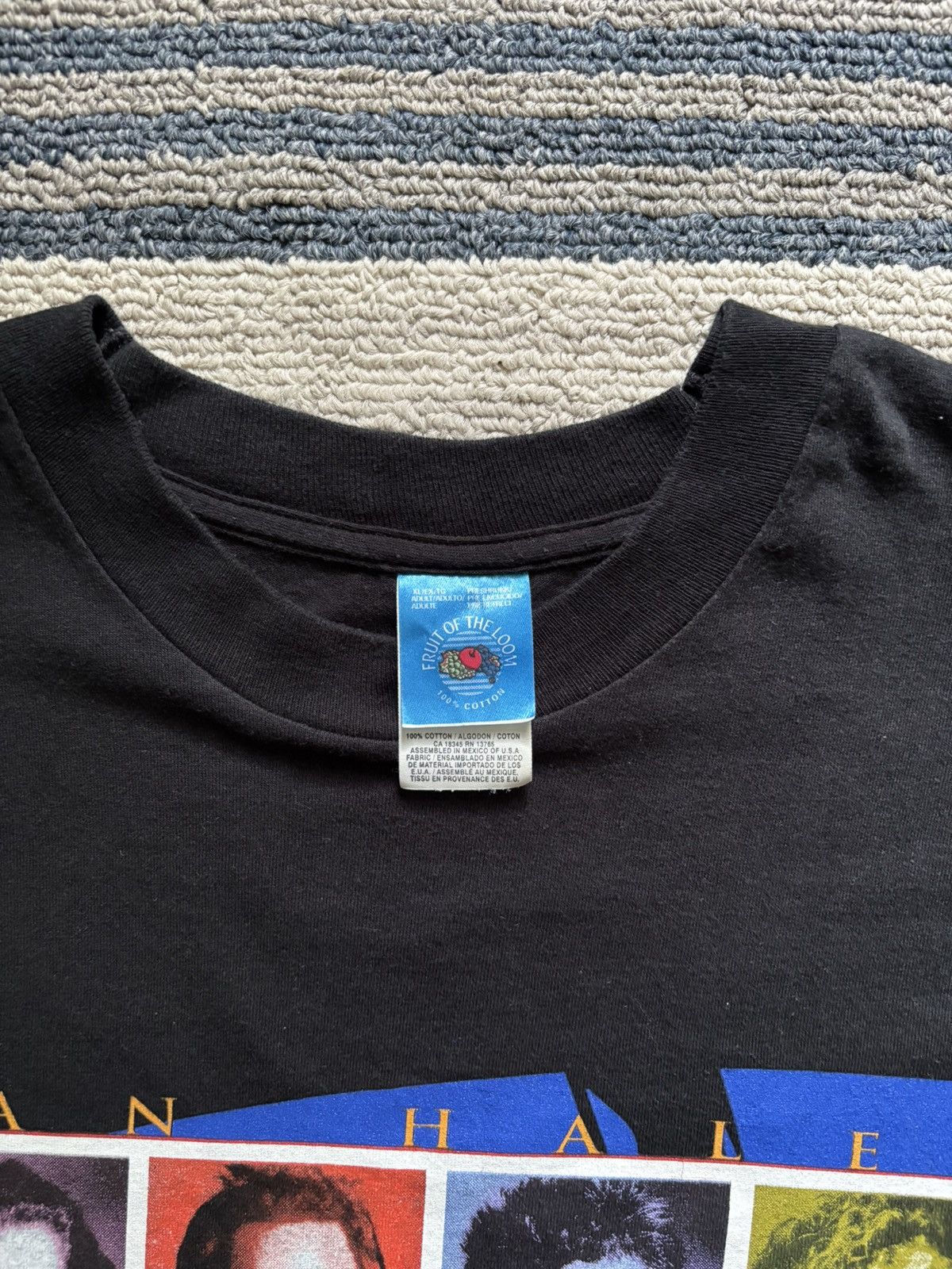 Fruit Of The Loom 1995 Van Halen Balance Tour T XL USA 90s Single Stitch Size US XL / EU 56 / 4 - 5 Thumbnail