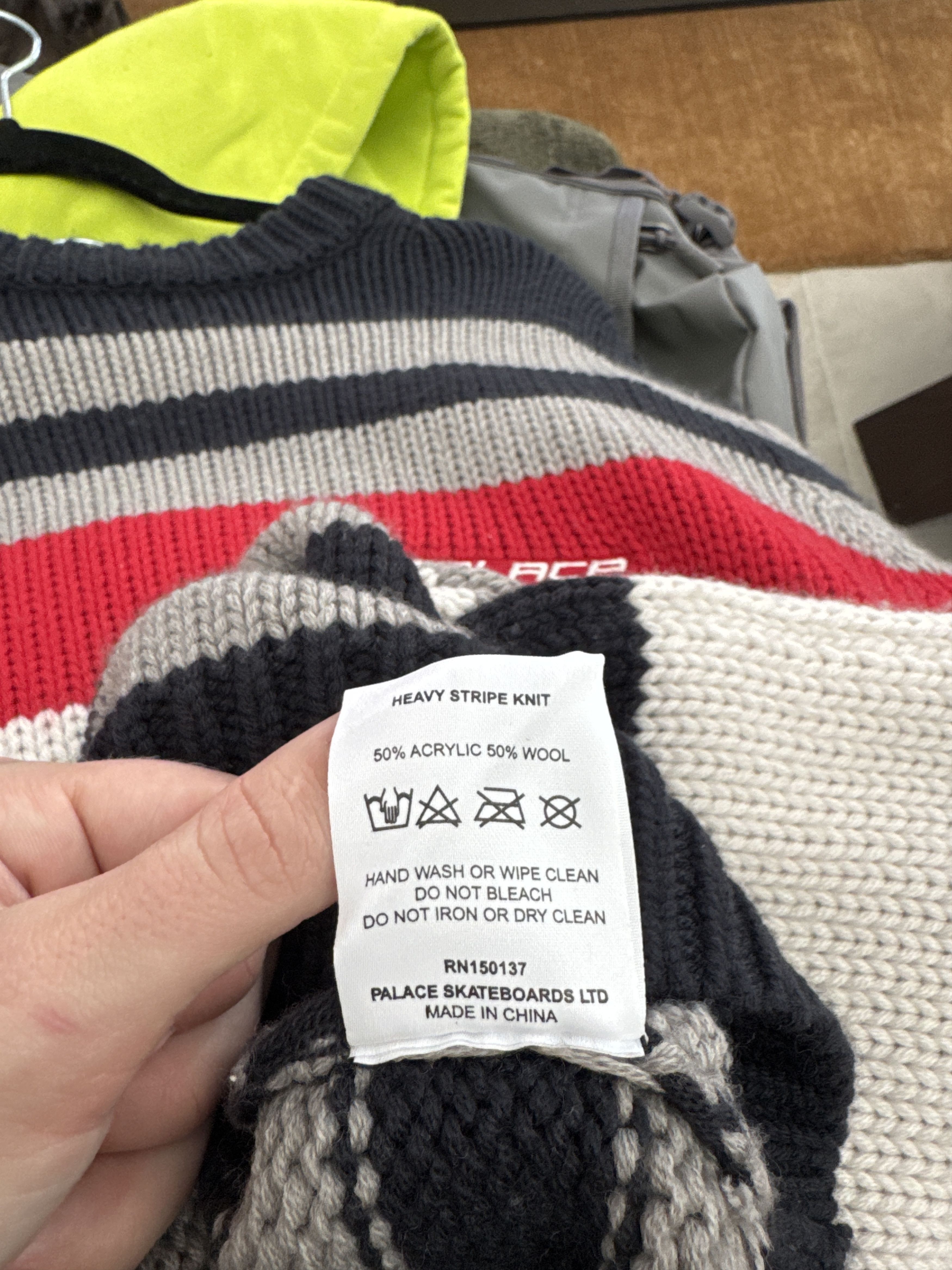 Palace Palace Striped knit sweater Size US M / EU 48-50 / 2 - 6 Thumbnail