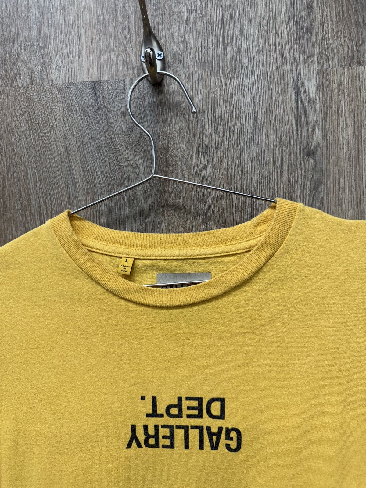 Gallery Dept. Gallery Dept Yellow Short Sleeve Size US L / EU 52-54 / 3 - 5 Thumbnail