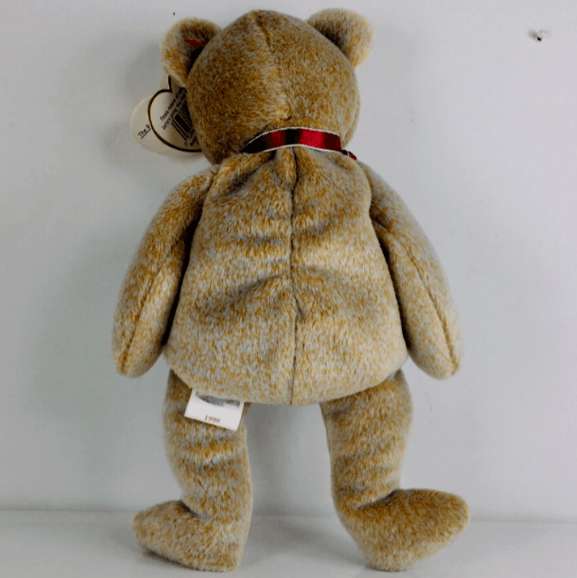 Vintage Ty 1999 Signature Bear Beanie Baby Retired Plush w/ Display Size ONE SIZE - 3 Thumbnail