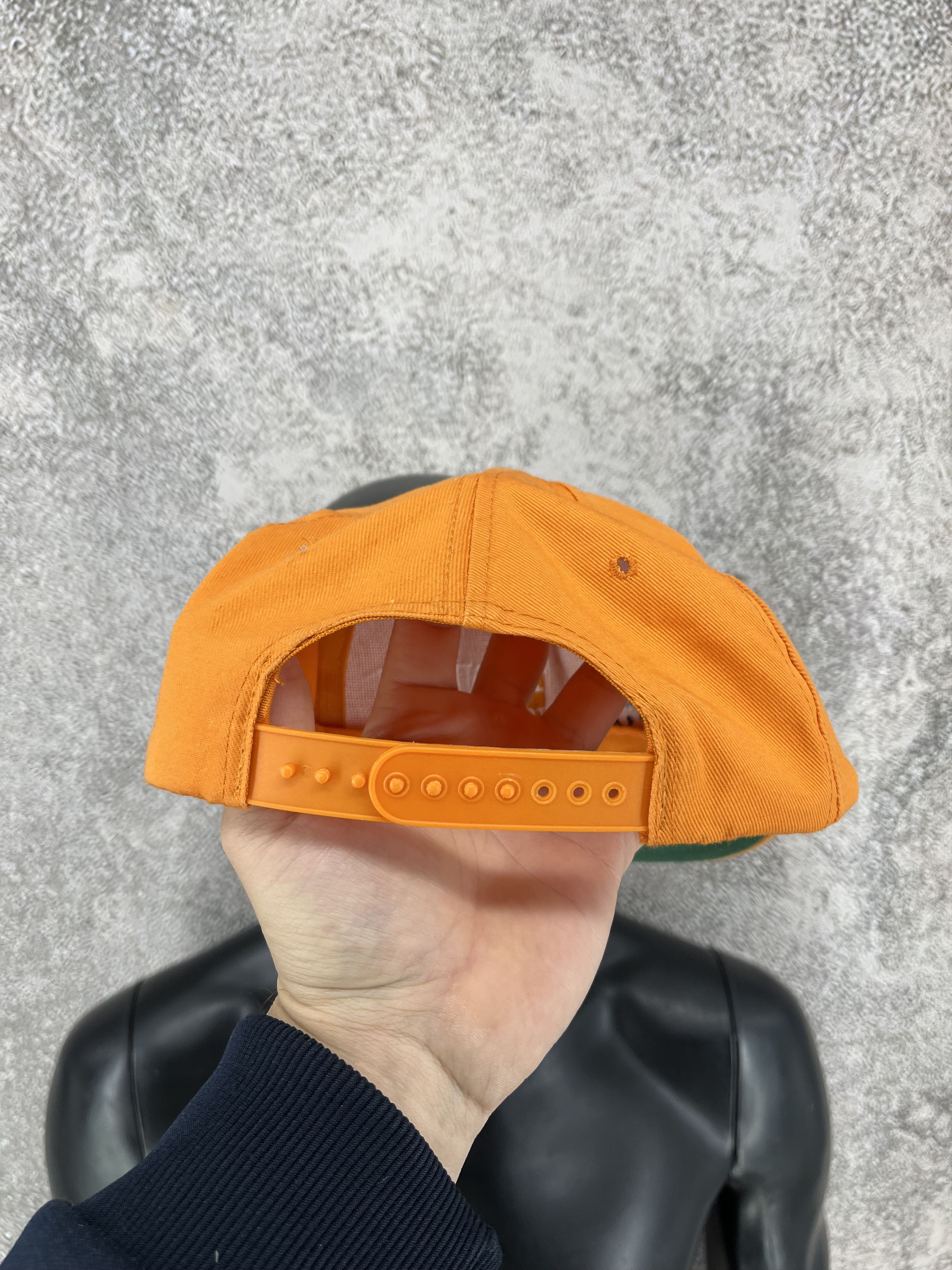 Vintage Tennessee Volunteers Hat NCAA Orange Hat Adjustable Size ONE SIZE - 4 Thumbnail