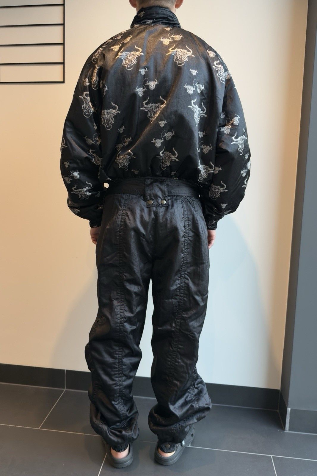 Vintage Vintage 90s Numero Uno Bulls Ski Suit One Piece Winter Women Size 30" / US 8 / IT 44 - 13 Thumbnail