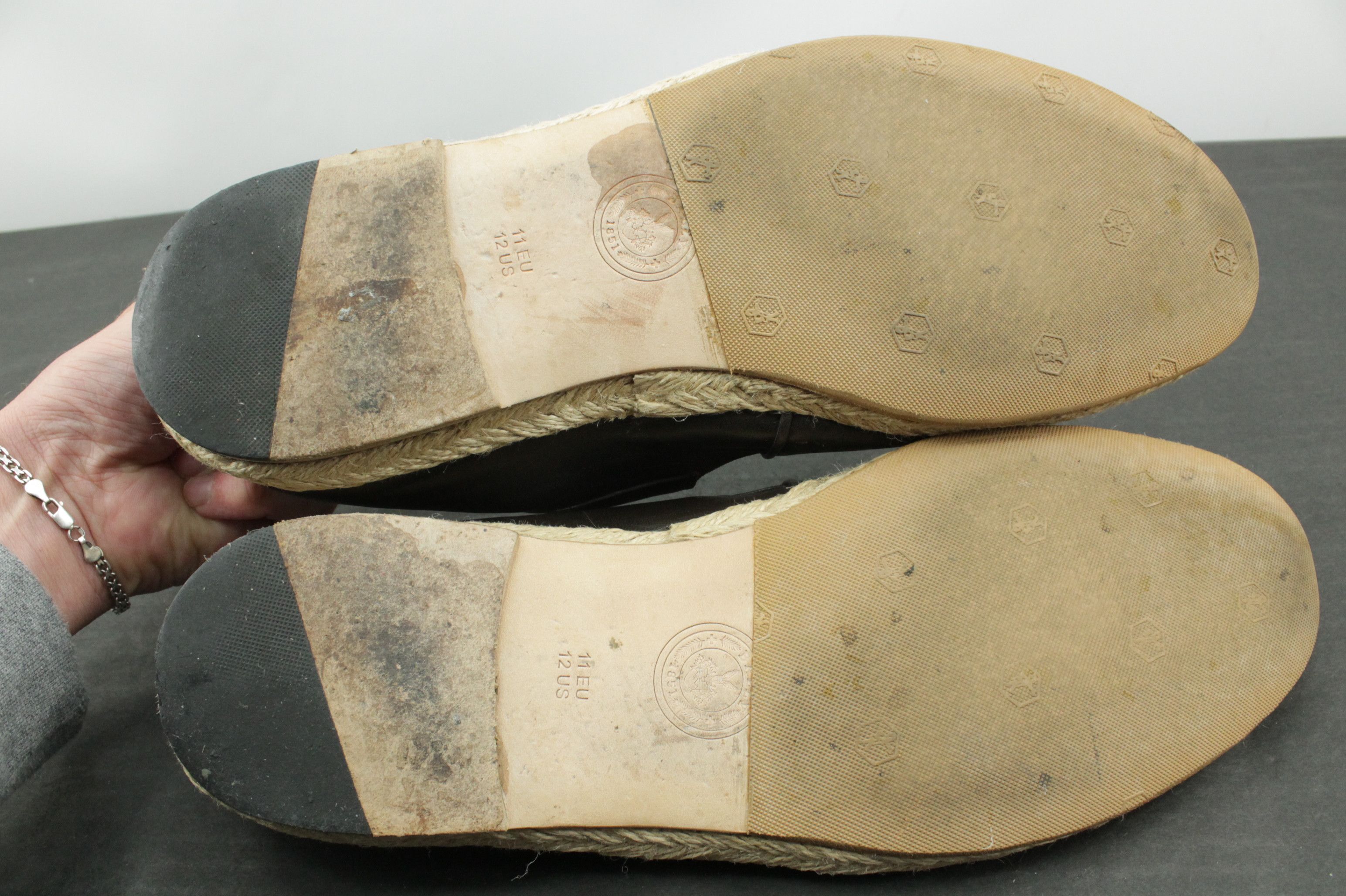 Bally Bally Brown Leather Slip On Espadrilles Shoes Men's 46 Size US 13 / EU 46 - 9 Thumbnail