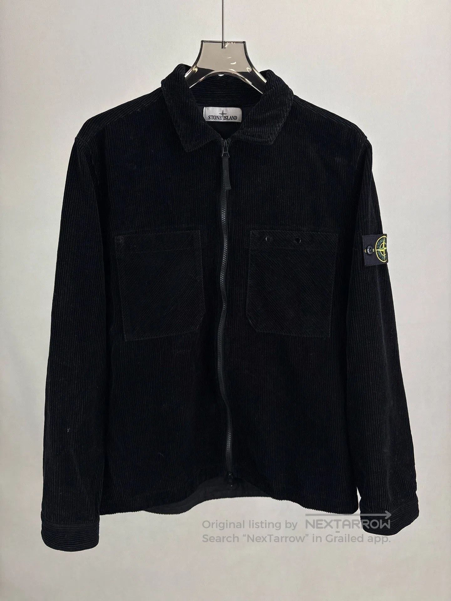 Stone Island Stone Island Sleeve Badge Velvet Zip Jacket. Size US L / EU 52-54 / 3 - 1 Thumbnail