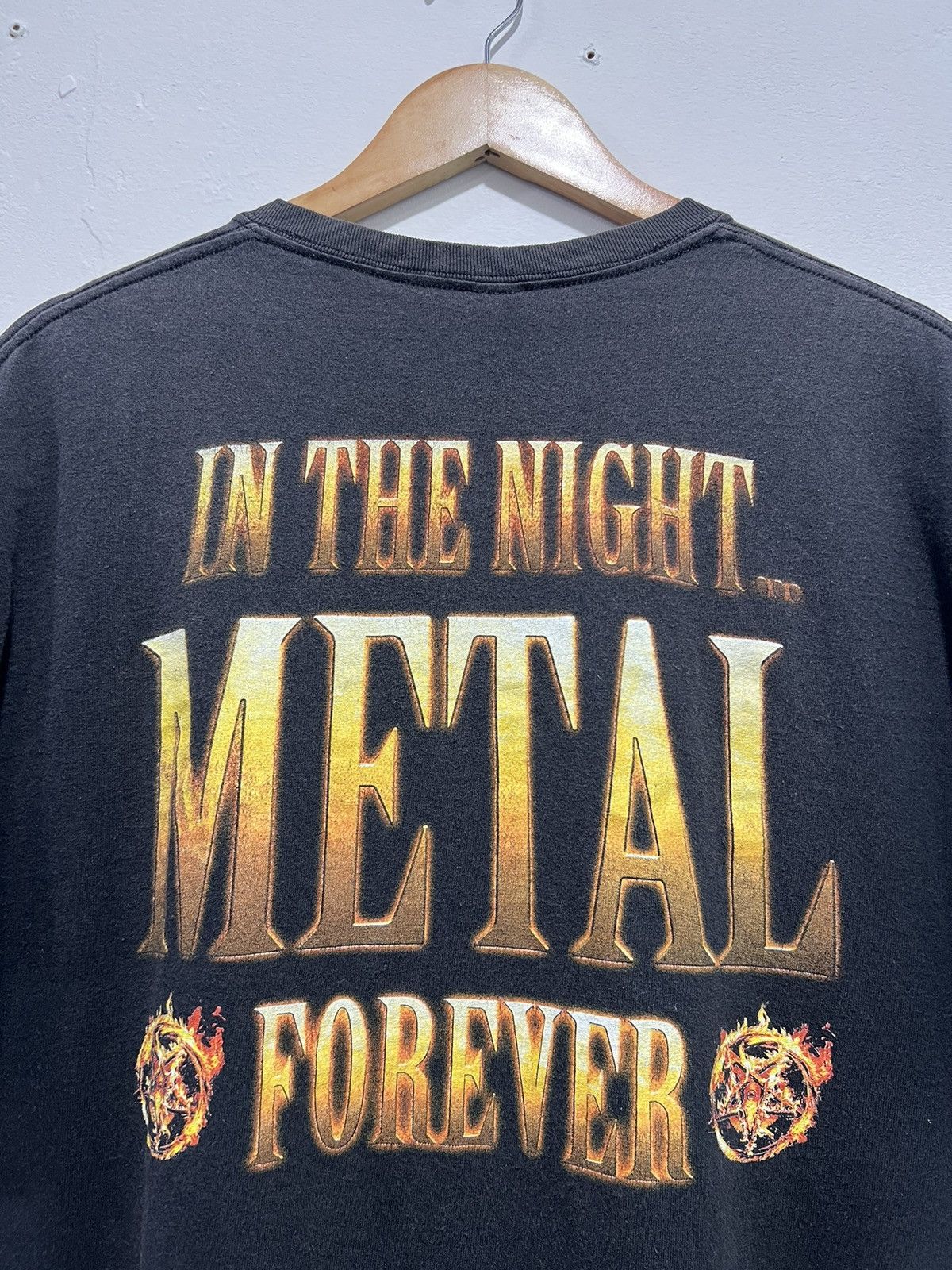 Band Tees × Vintage Vintage Dream Evil Band ‘In The Night’ Album Tshirt Size US XL / EU 56 / 4 - 6 Thumbnail