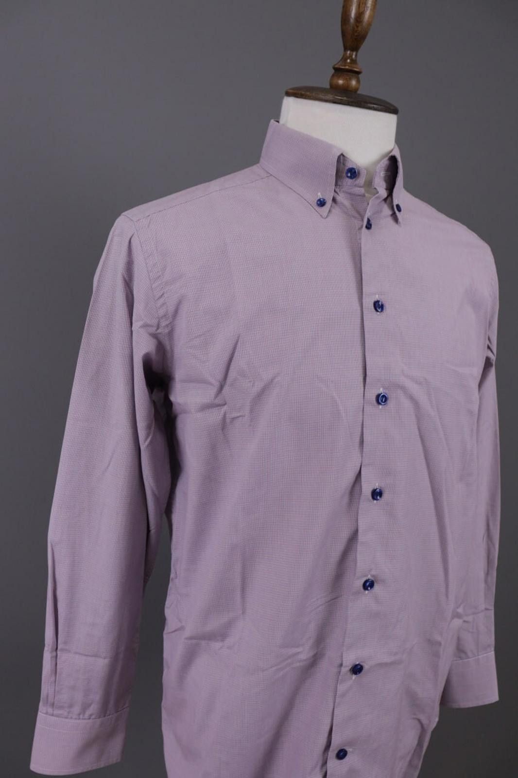 Eton Eton Contemporary Purple Brighton Printed Shirt 41 / 16 Size US M / EU 48-50 / 2 - 6 Thumbnail